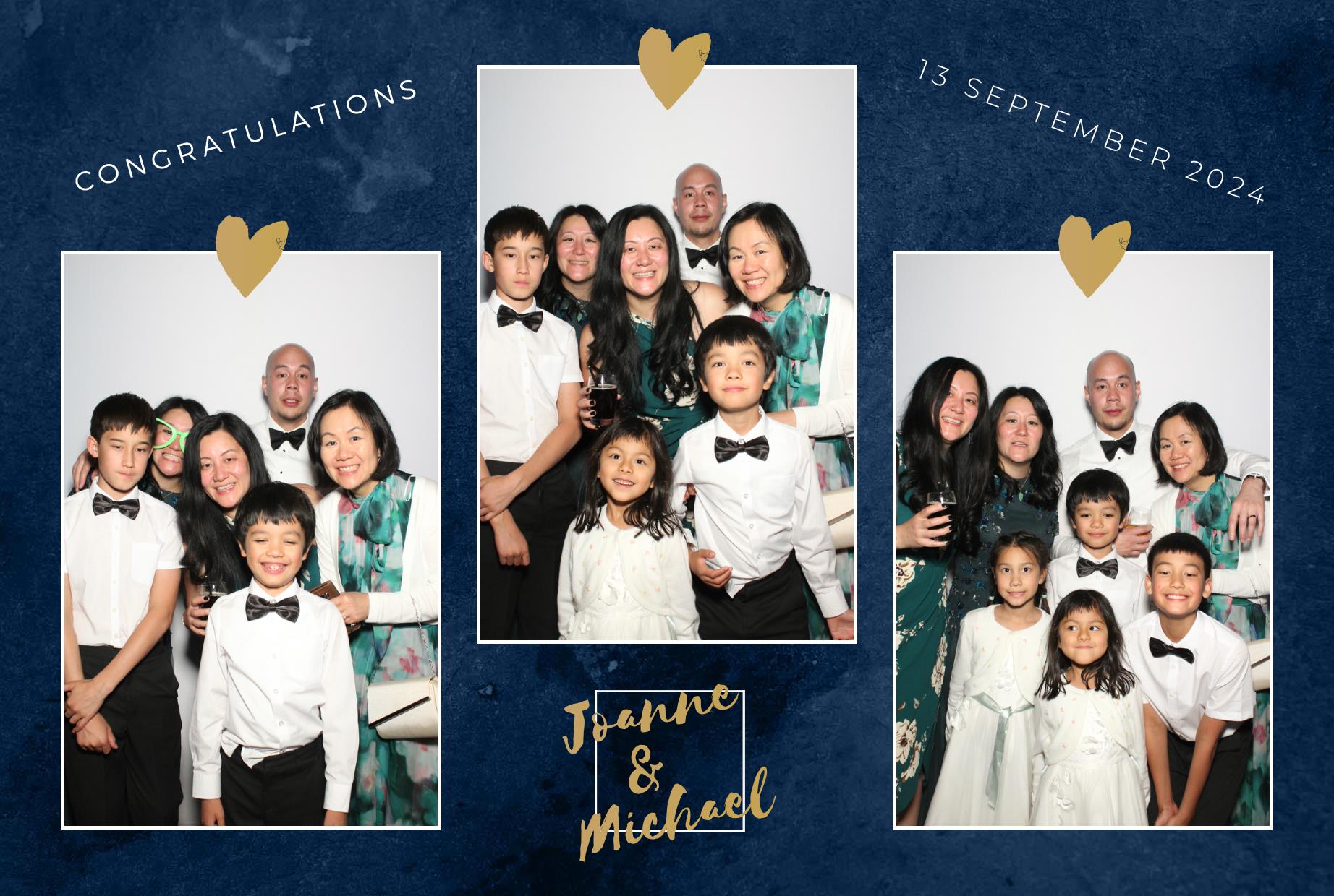 Joanne & Michael's Wedding | View more photos from the event at gallery.myphotoboothexperience.co.uk/u/MyPhotoBoothExperienceLtd/Joanne-Michaels-Wedding