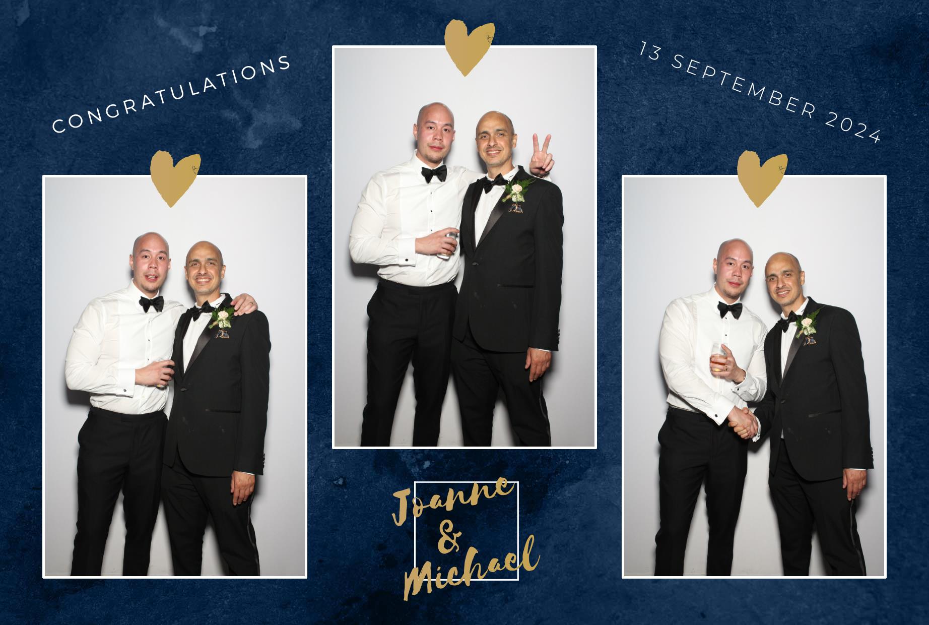 Joanne & Michael's Wedding | View more photos from the event at gallery.myphotoboothexperience.co.uk/u/MyPhotoBoothExperienceLtd/Joanne-Michaels-Wedding
