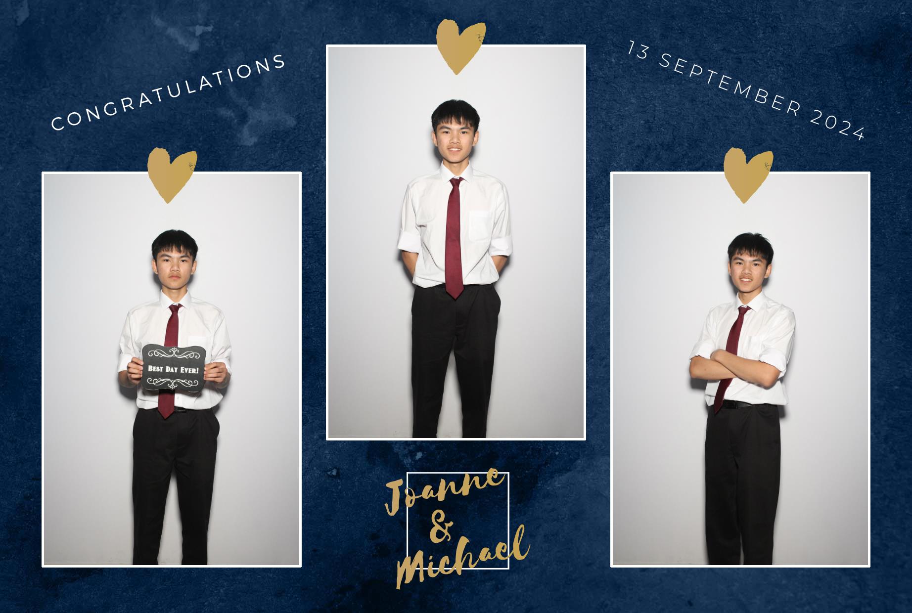 Joanne & Michael's Wedding | View more photos from the event at gallery.myphotoboothexperience.co.uk/u/MyPhotoBoothExperienceLtd/Joanne-Michaels-Wedding