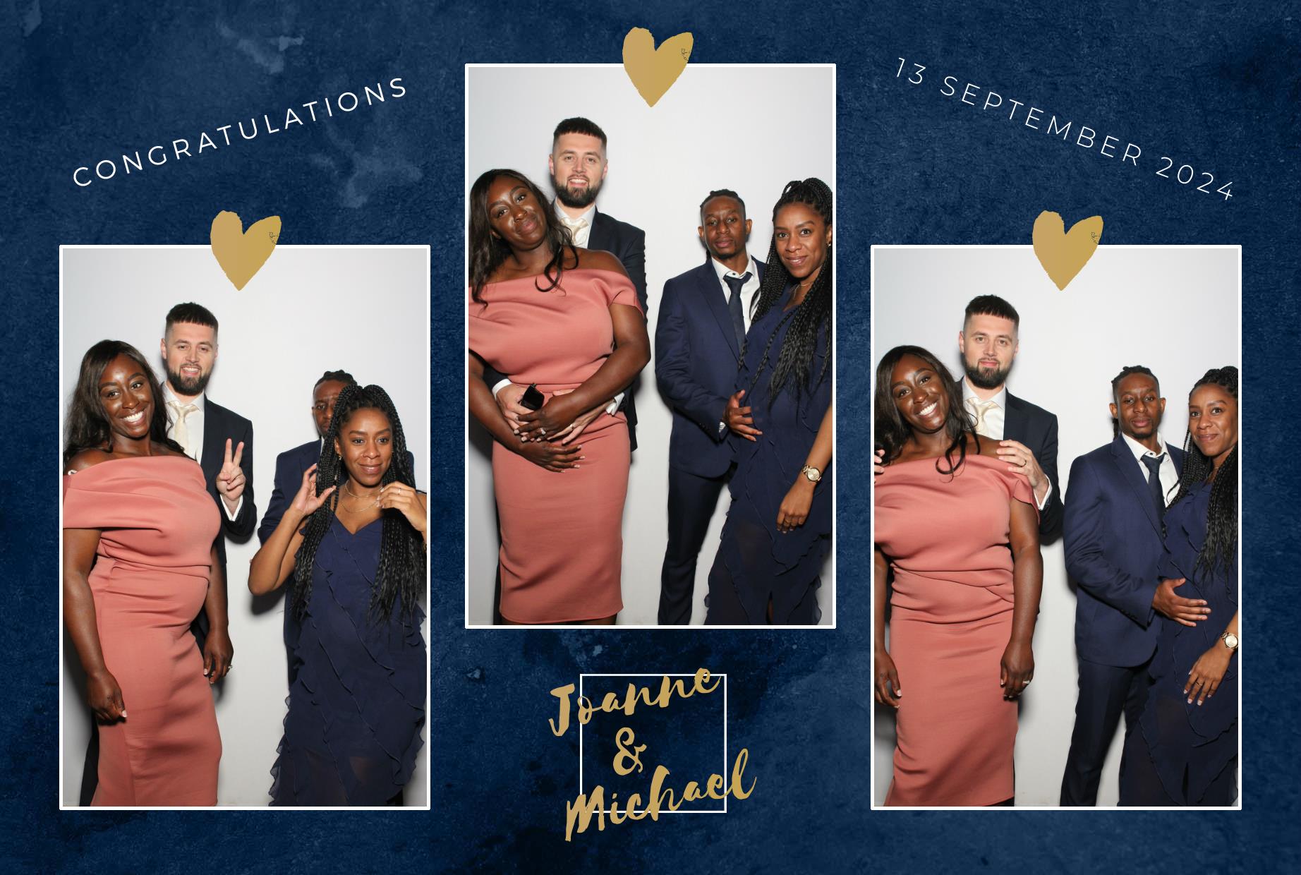 Joanne & Michael's Wedding | View more photos from the event at gallery.myphotoboothexperience.co.uk/u/MyPhotoBoothExperienceLtd/Joanne-Michaels-Wedding