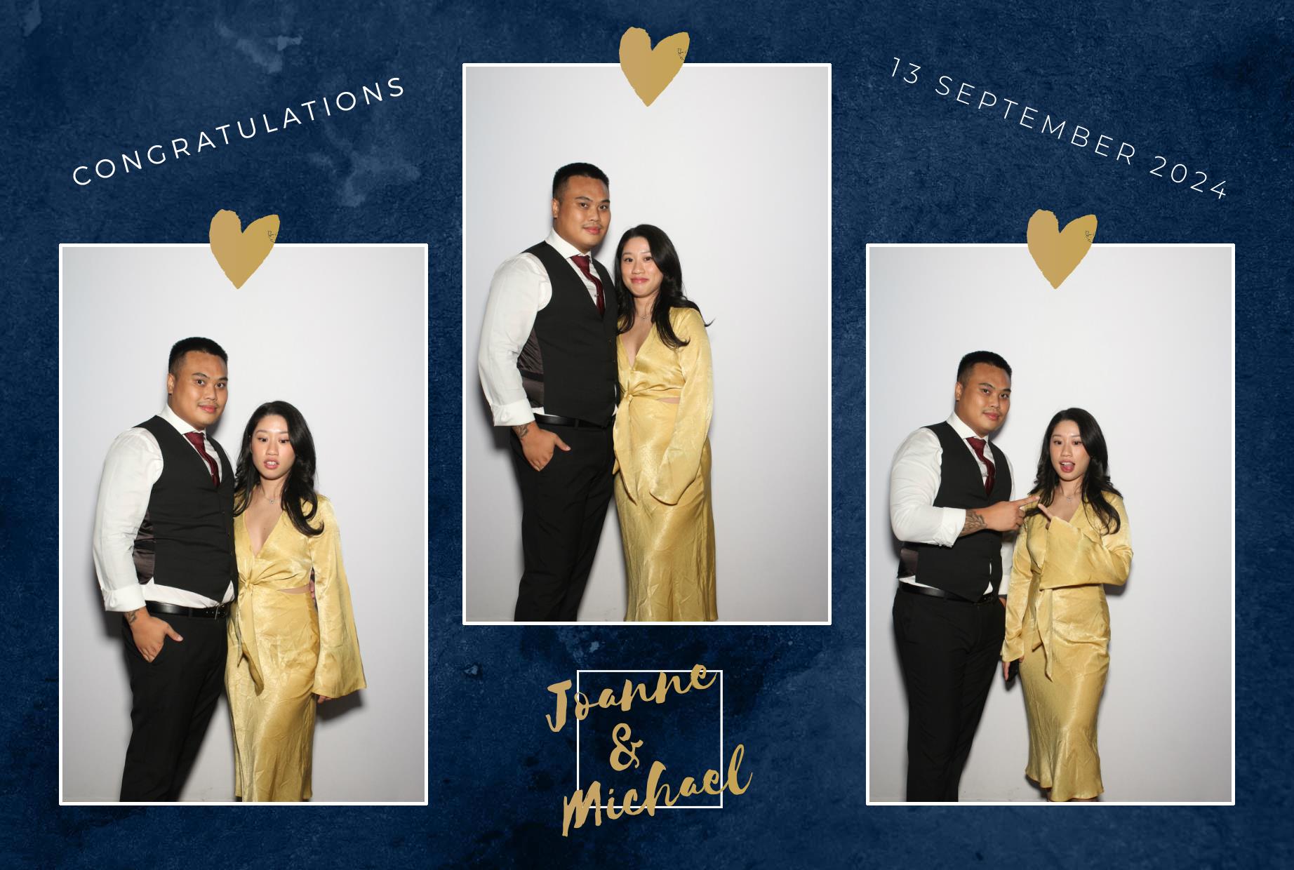 Joanne & Michael's Wedding | View more photos from the event at gallery.myphotoboothexperience.co.uk/u/MyPhotoBoothExperienceLtd/Joanne-Michaels-Wedding