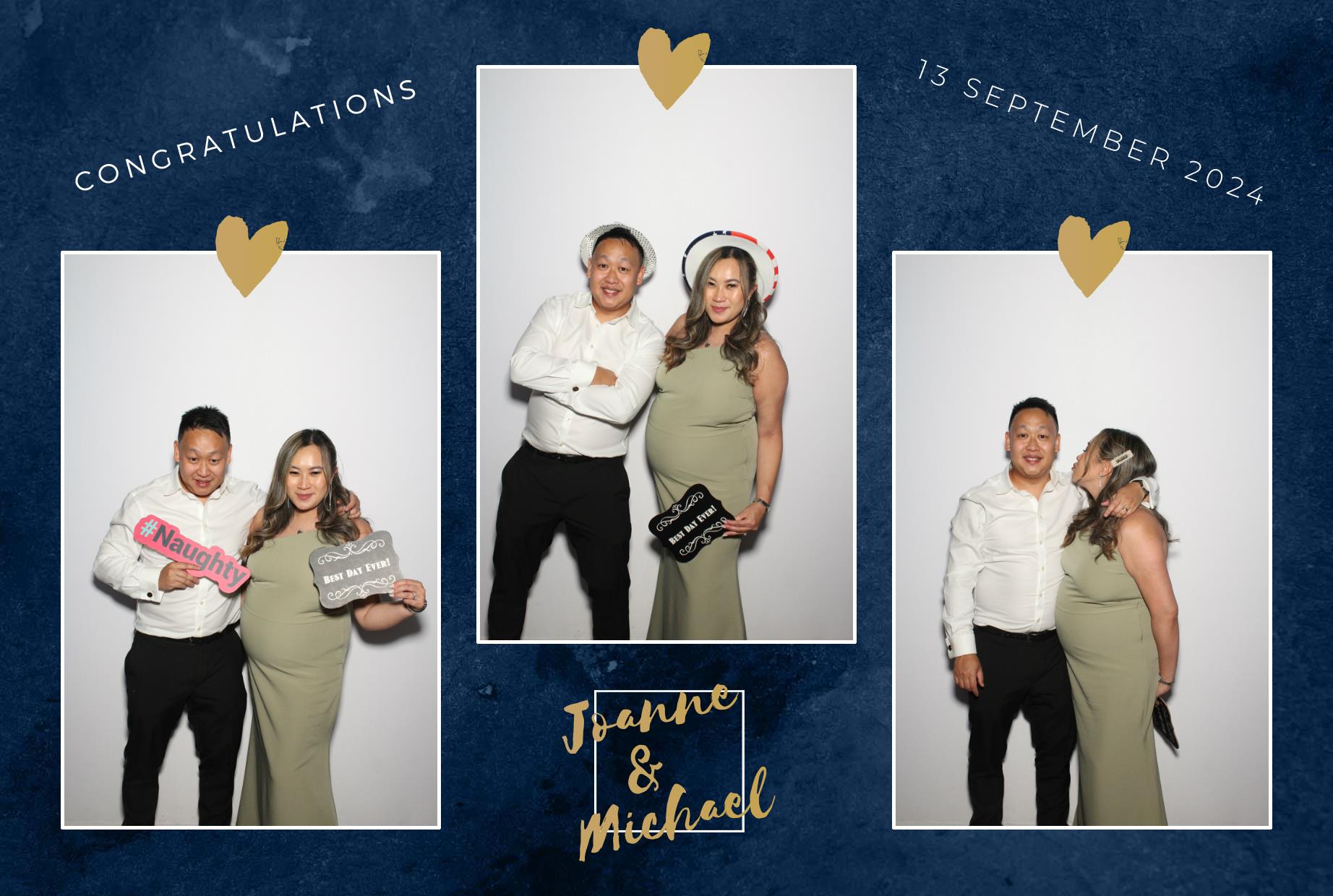 Joanne & Michael's Wedding | View more photos from the event at gallery.myphotoboothexperience.co.uk/u/MyPhotoBoothExperienceLtd/Joanne-Michaels-Wedding
