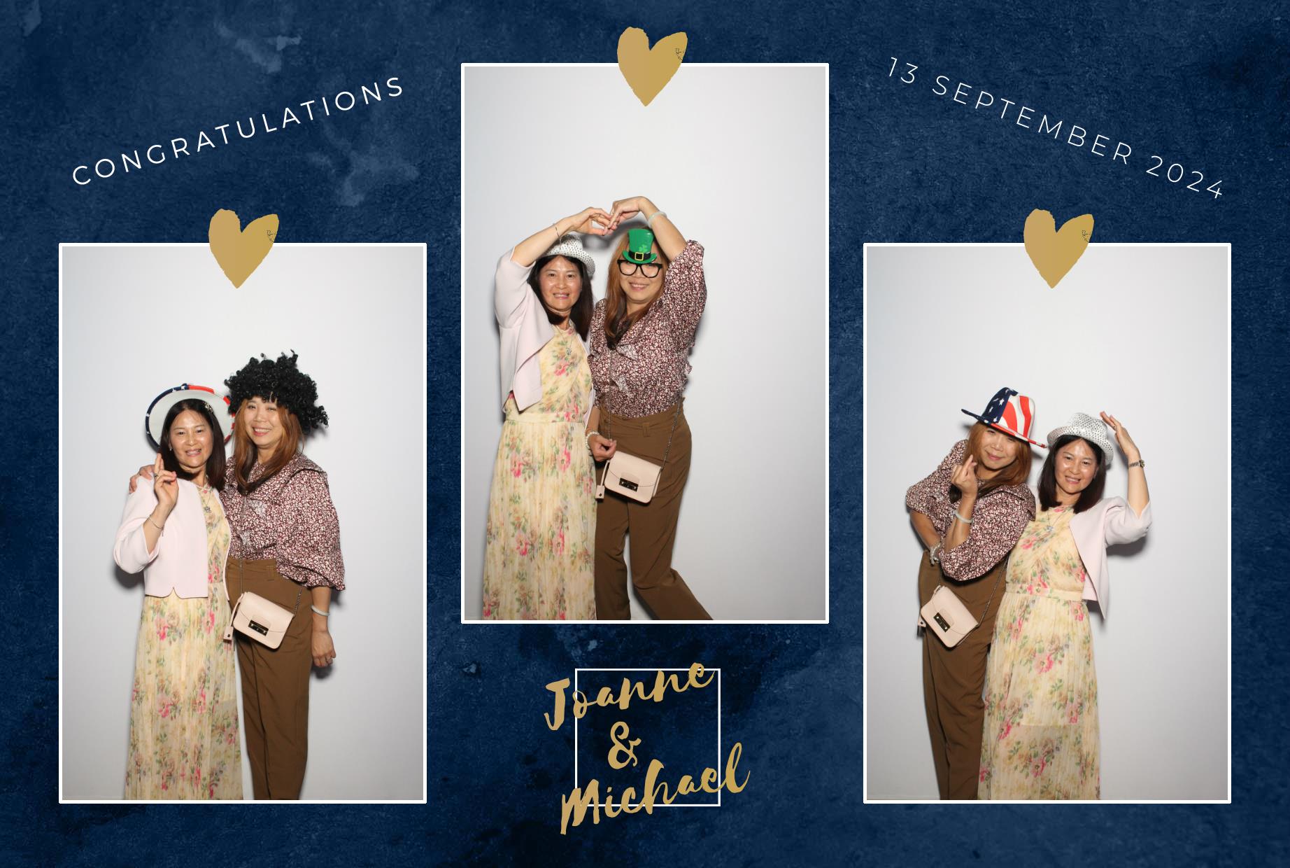 Joanne & Michael's Wedding | View more photos from the event at gallery.myphotoboothexperience.co.uk/u/MyPhotoBoothExperienceLtd/Joanne-Michaels-Wedding