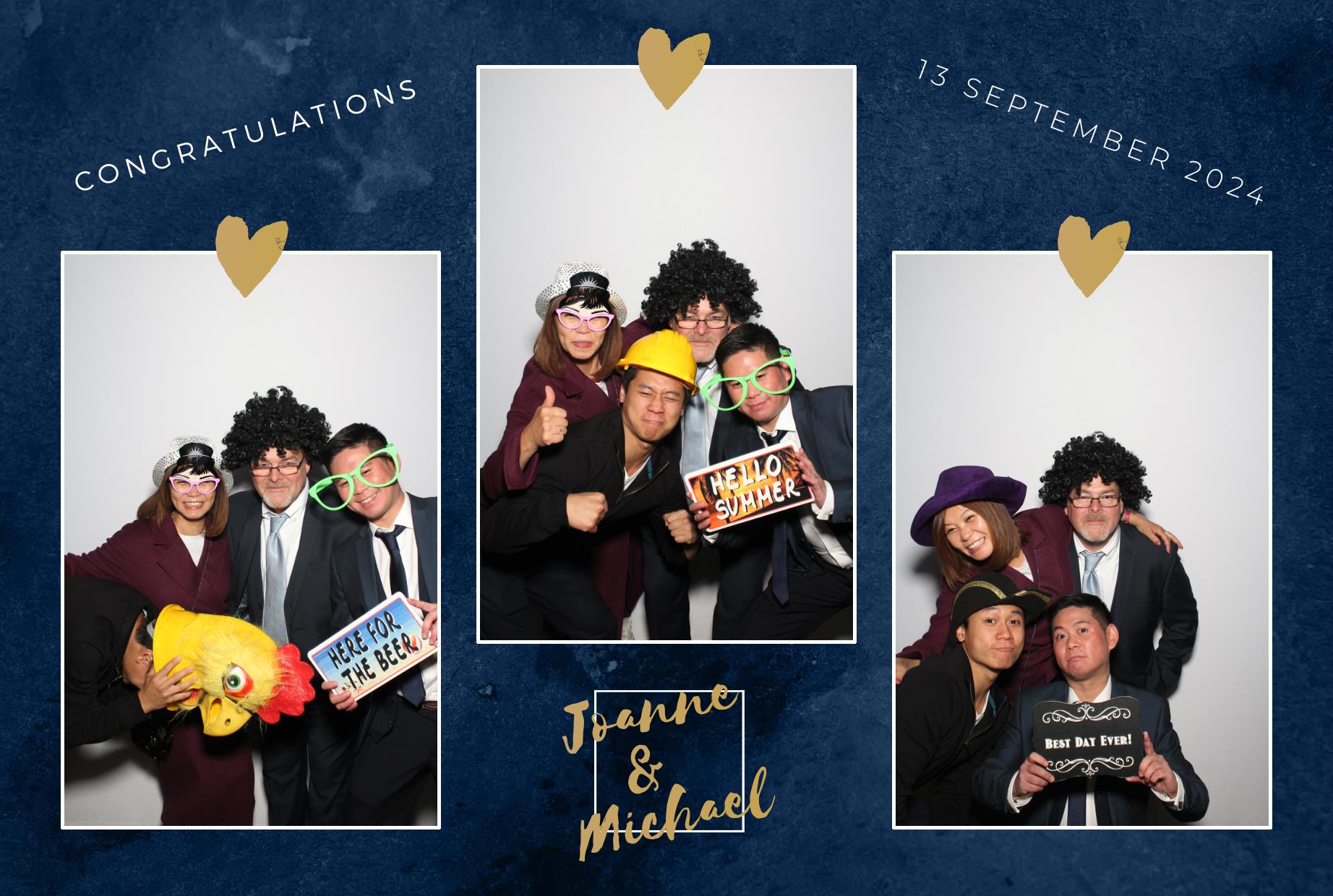 Joanne & Michael's Wedding | View more photos from the event at gallery.myphotoboothexperience.co.uk/u/MyPhotoBoothExperienceLtd/Joanne-Michaels-Wedding