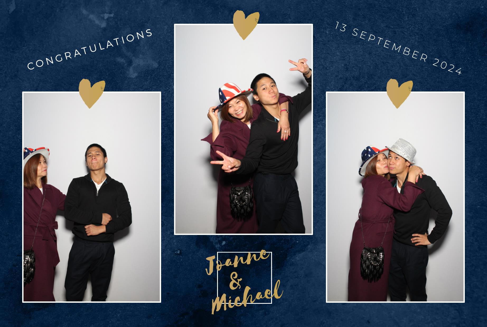 Joanne & Michael's Wedding | View more photos from the event at gallery.myphotoboothexperience.co.uk/u/MyPhotoBoothExperienceLtd/Joanne-Michaels-Wedding
