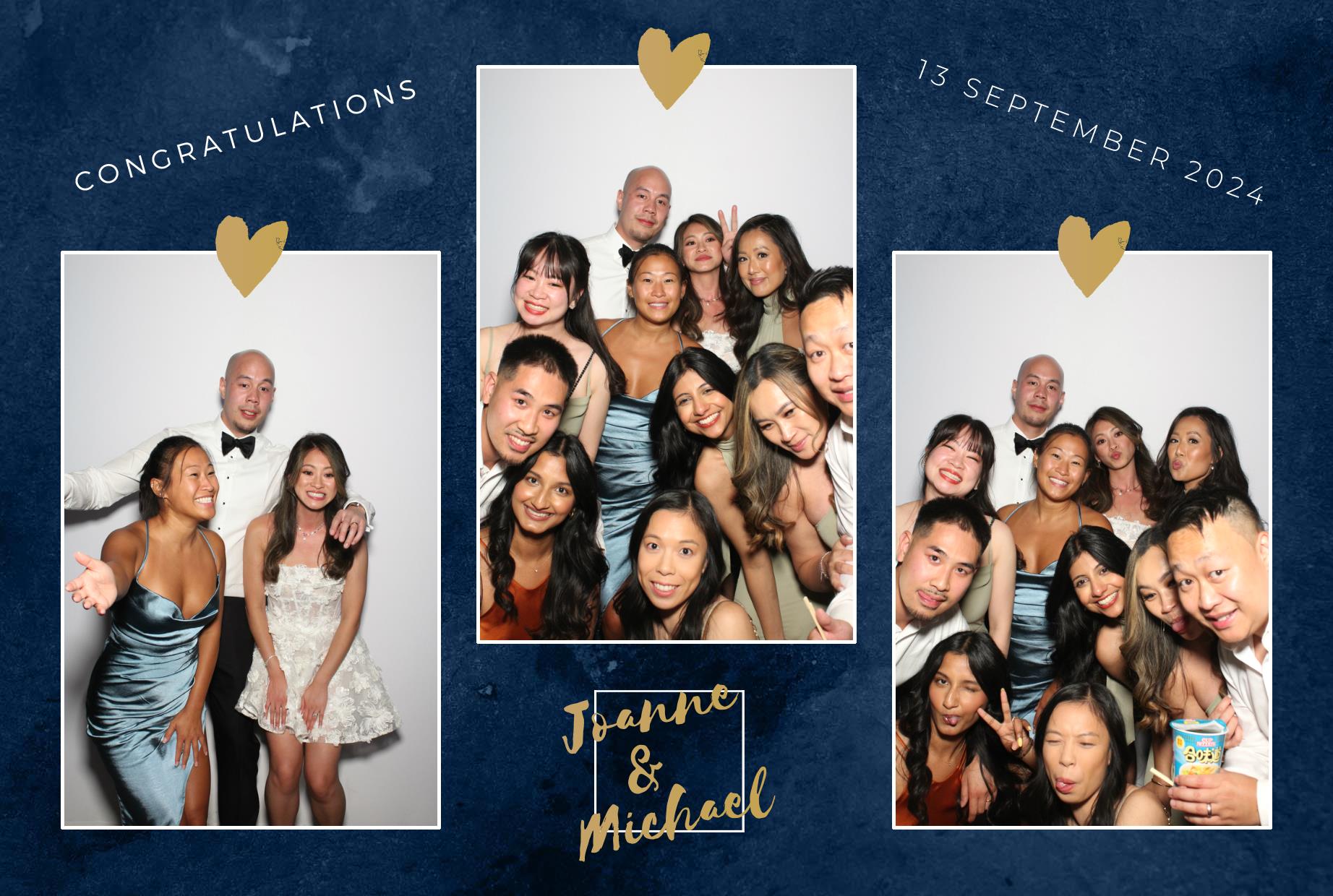 Joanne & Michael's Wedding | View more photos from the event at gallery.myphotoboothexperience.co.uk/u/MyPhotoBoothExperienceLtd/Joanne-Michaels-Wedding
