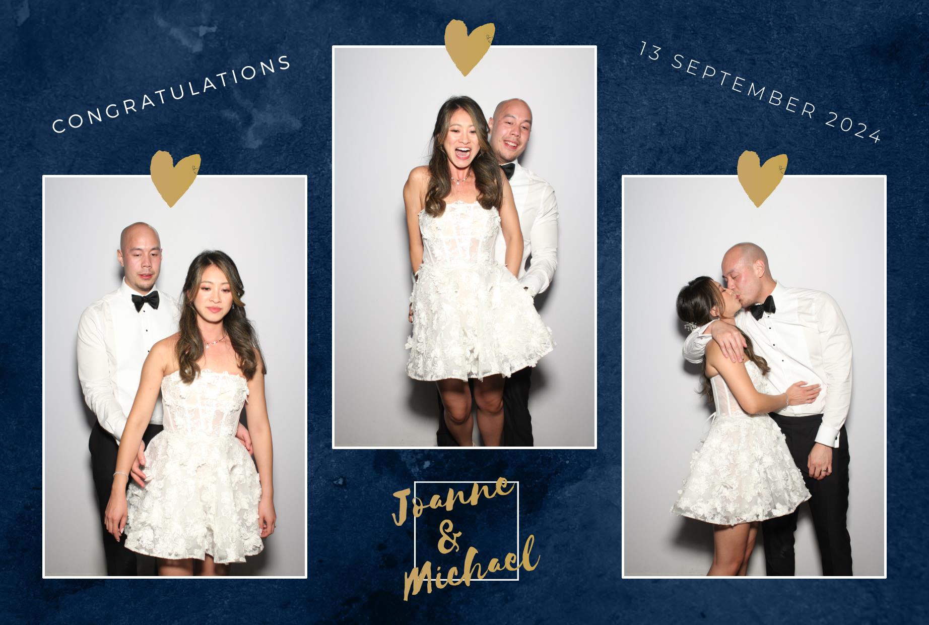 Joanne & Michael's Wedding | View more photos from the event at gallery.myphotoboothexperience.co.uk/u/MyPhotoBoothExperienceLtd/Joanne-Michaels-Wedding
