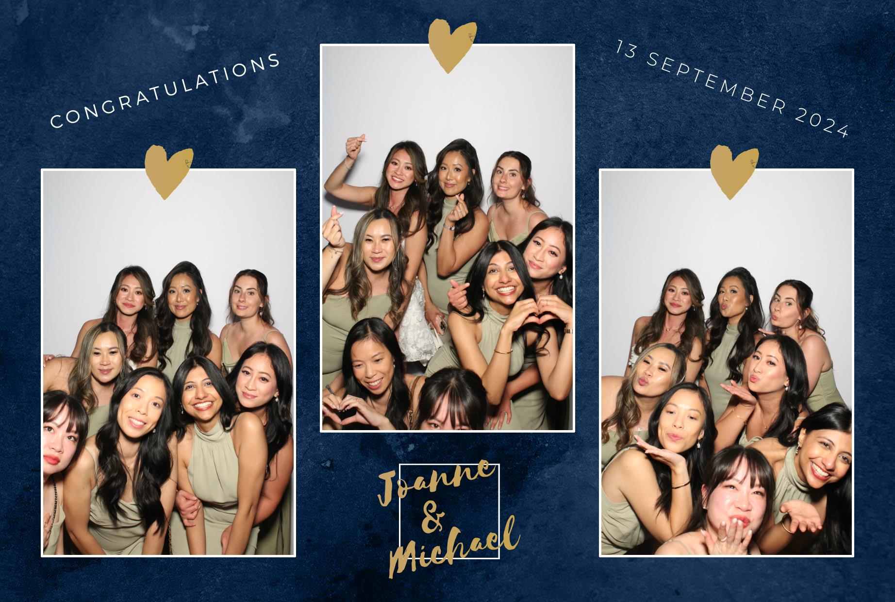 Joanne & Michael's Wedding | View more photos from the event at gallery.myphotoboothexperience.co.uk/u/MyPhotoBoothExperienceLtd/Joanne-Michaels-Wedding