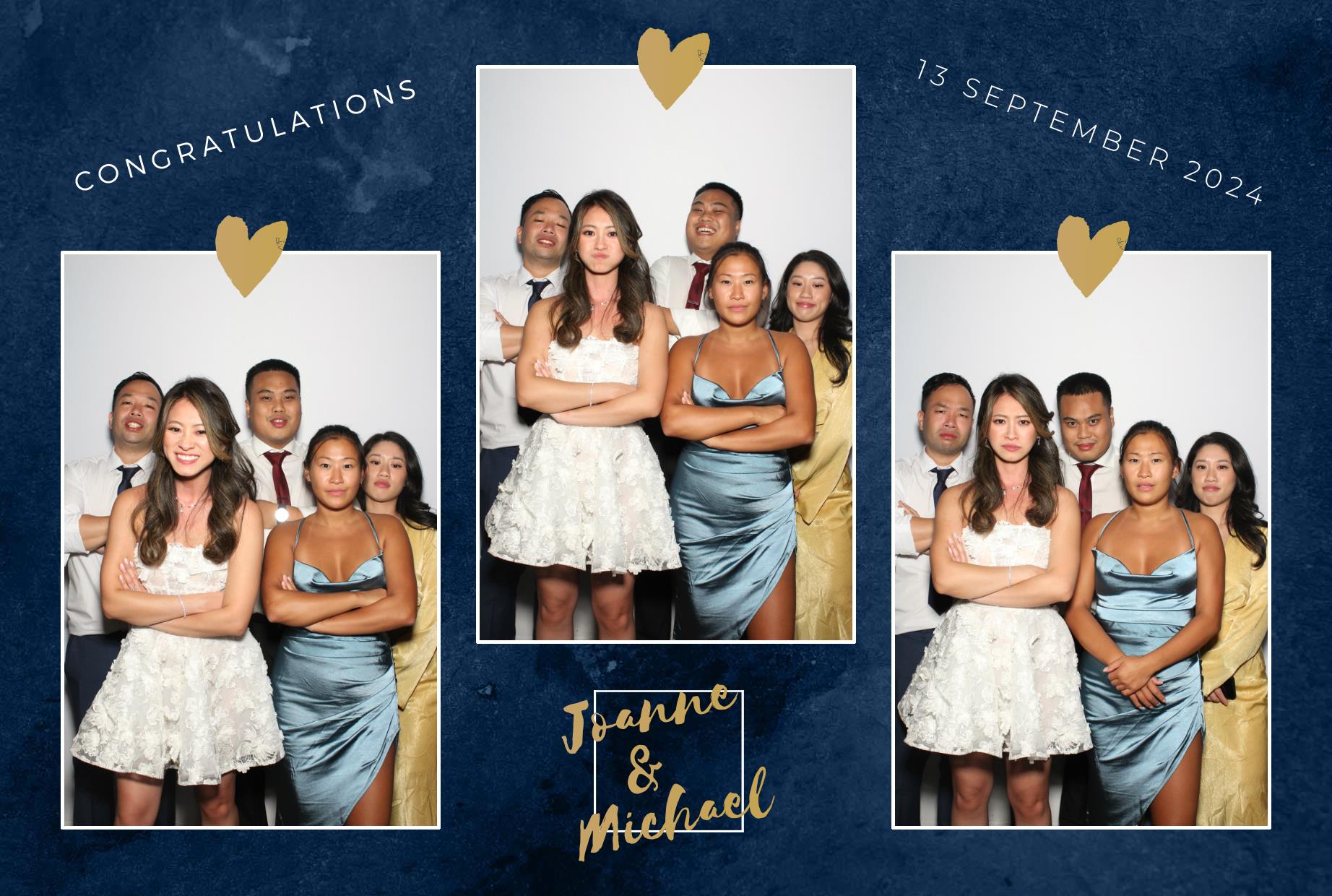Joanne & Michael's Wedding | View more photos from the event at gallery.myphotoboothexperience.co.uk/u/MyPhotoBoothExperienceLtd/Joanne-Michaels-Wedding