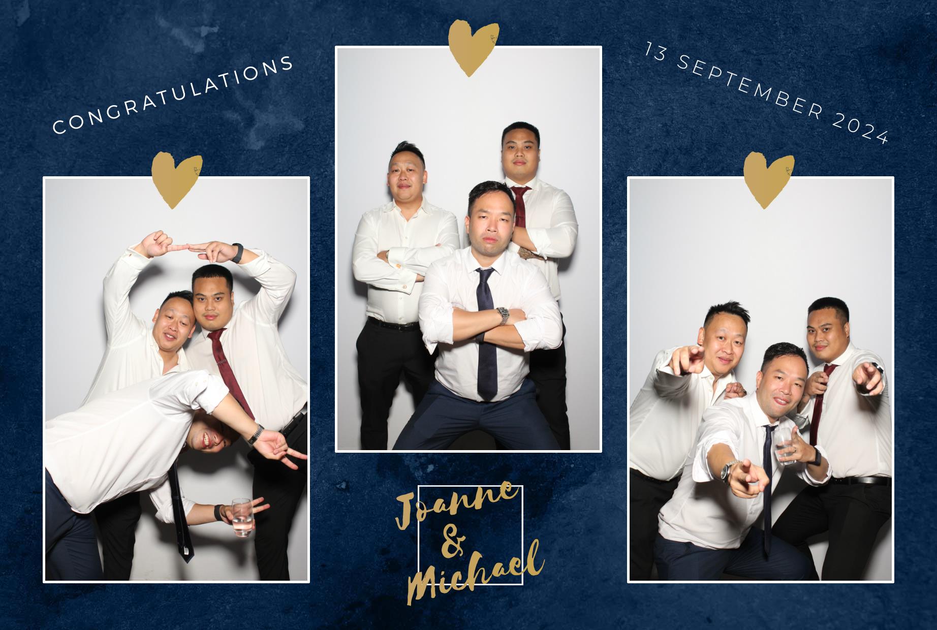 Joanne & Michael's Wedding | View more photos from the event at gallery.myphotoboothexperience.co.uk/u/MyPhotoBoothExperienceLtd/Joanne-Michaels-Wedding