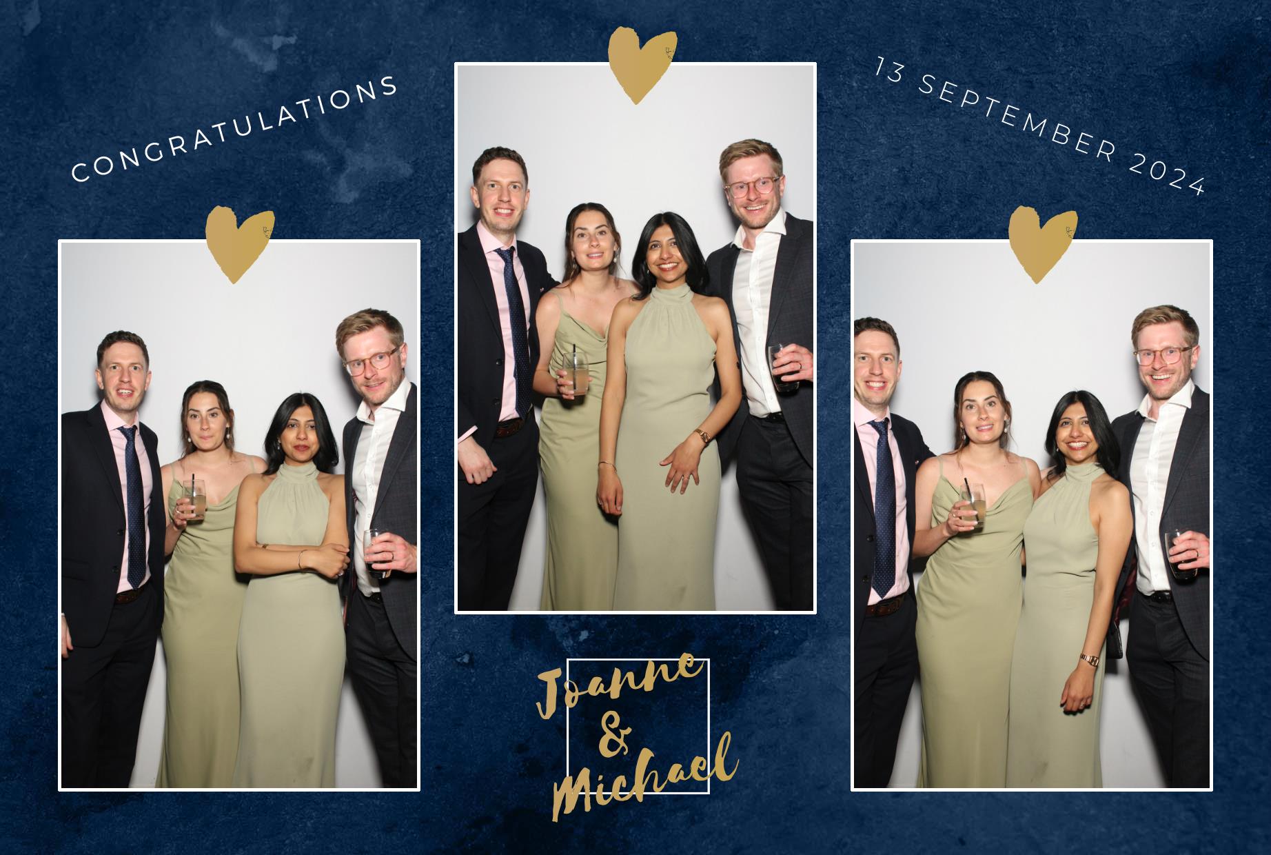 Joanne & Michael's Wedding | View more photos from the event at gallery.myphotoboothexperience.co.uk/u/MyPhotoBoothExperienceLtd/Joanne-Michaels-Wedding