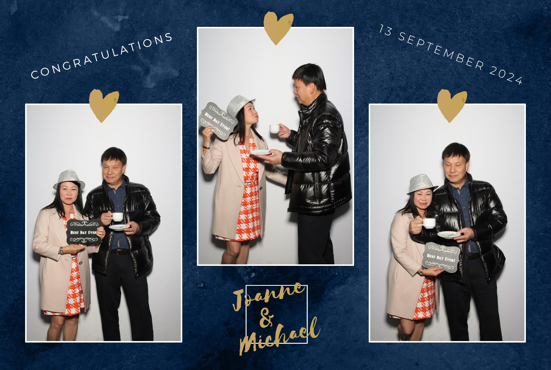 Joanne & Michael's Wedding | View more photos from the event at gallery.myphotoboothexperience.co.uk/u/MyPhotoBoothExperienceLtd/Joanne-Michaels-Wedding