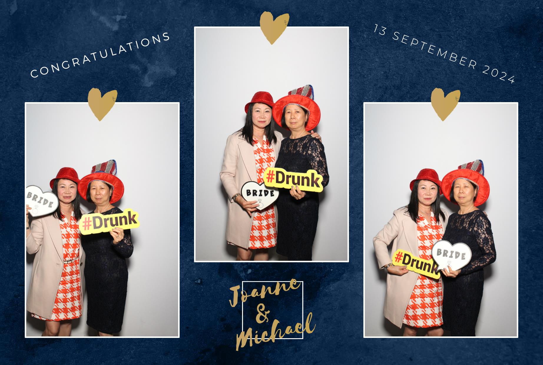 Joanne & Michael's Wedding | View more photos from the event at gallery.myphotoboothexperience.co.uk/u/MyPhotoBoothExperienceLtd/Joanne-Michaels-Wedding