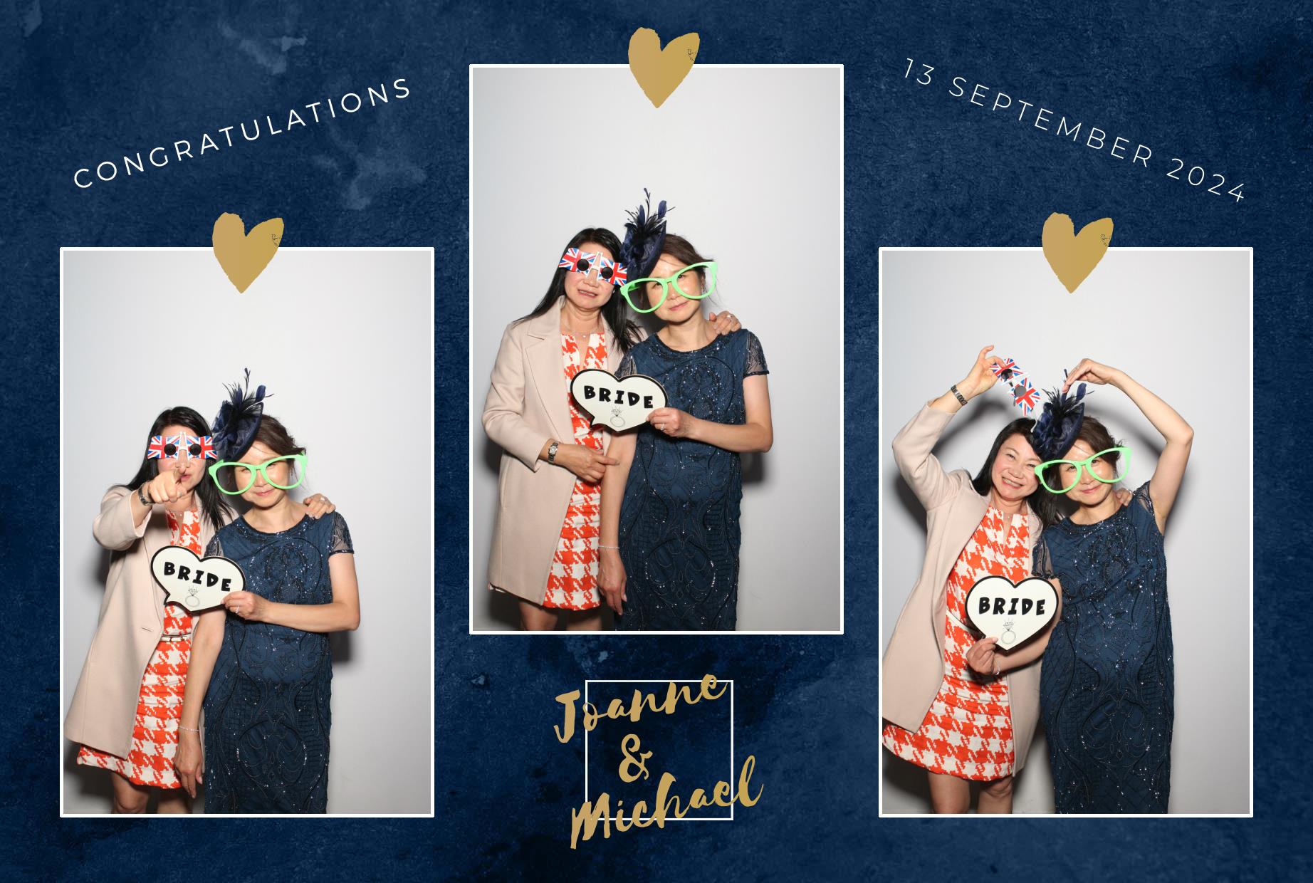Joanne & Michael's Wedding | View more photos from the event at gallery.myphotoboothexperience.co.uk/u/MyPhotoBoothExperienceLtd/Joanne-Michaels-Wedding