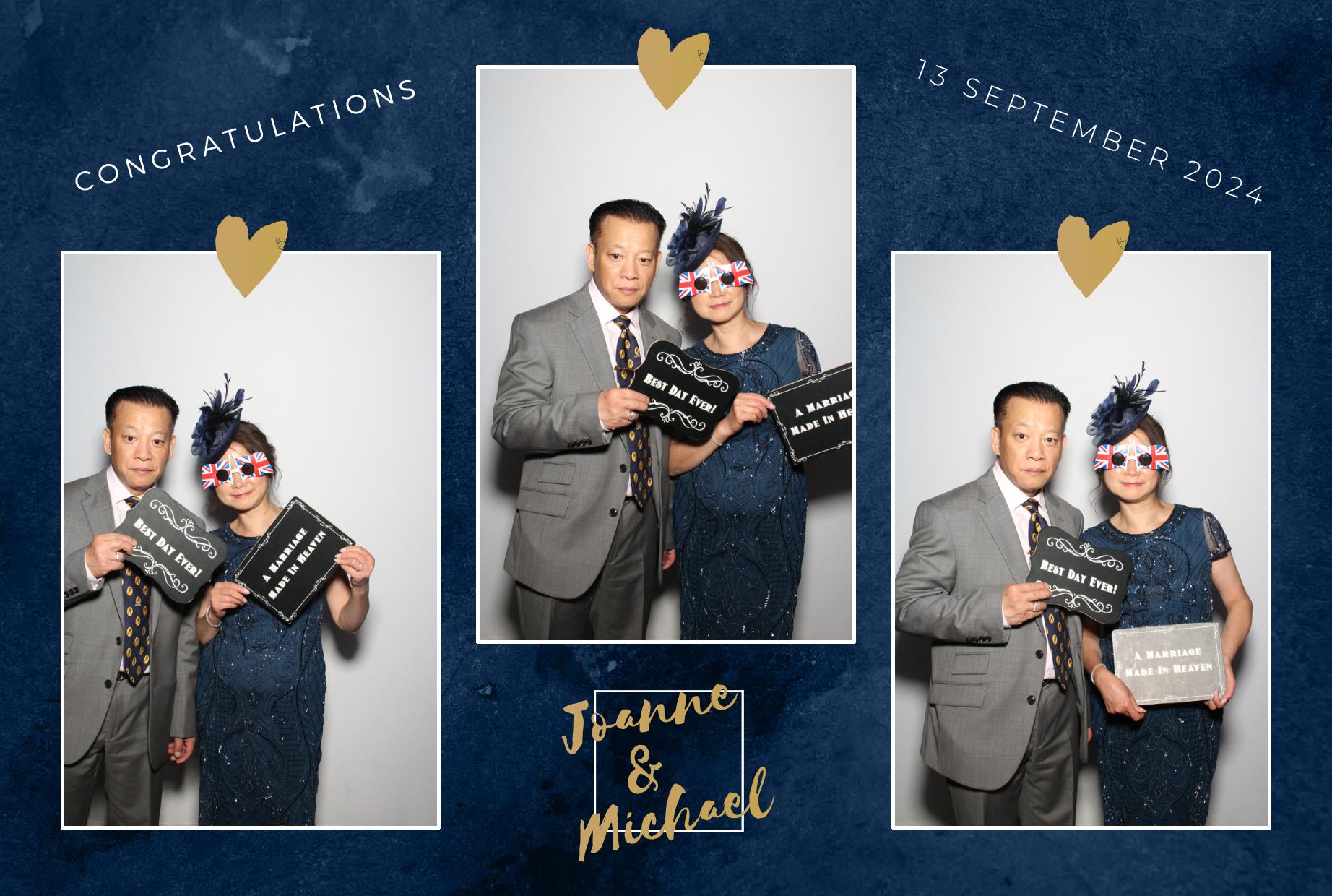 Joanne & Michael's Wedding | View more photos from the event at gallery.myphotoboothexperience.co.uk/u/MyPhotoBoothExperienceLtd/Joanne-Michaels-Wedding