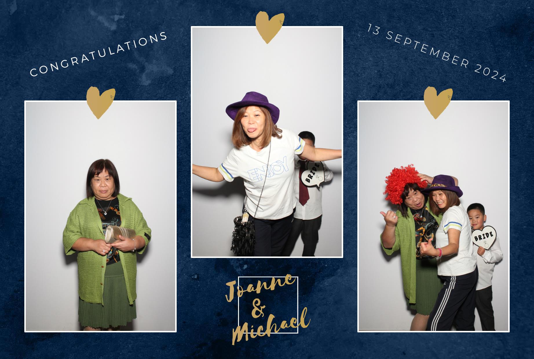 Joanne & Michael's Wedding | View more photos from the event at gallery.myphotoboothexperience.co.uk/u/MyPhotoBoothExperienceLtd/Joanne-Michaels-Wedding