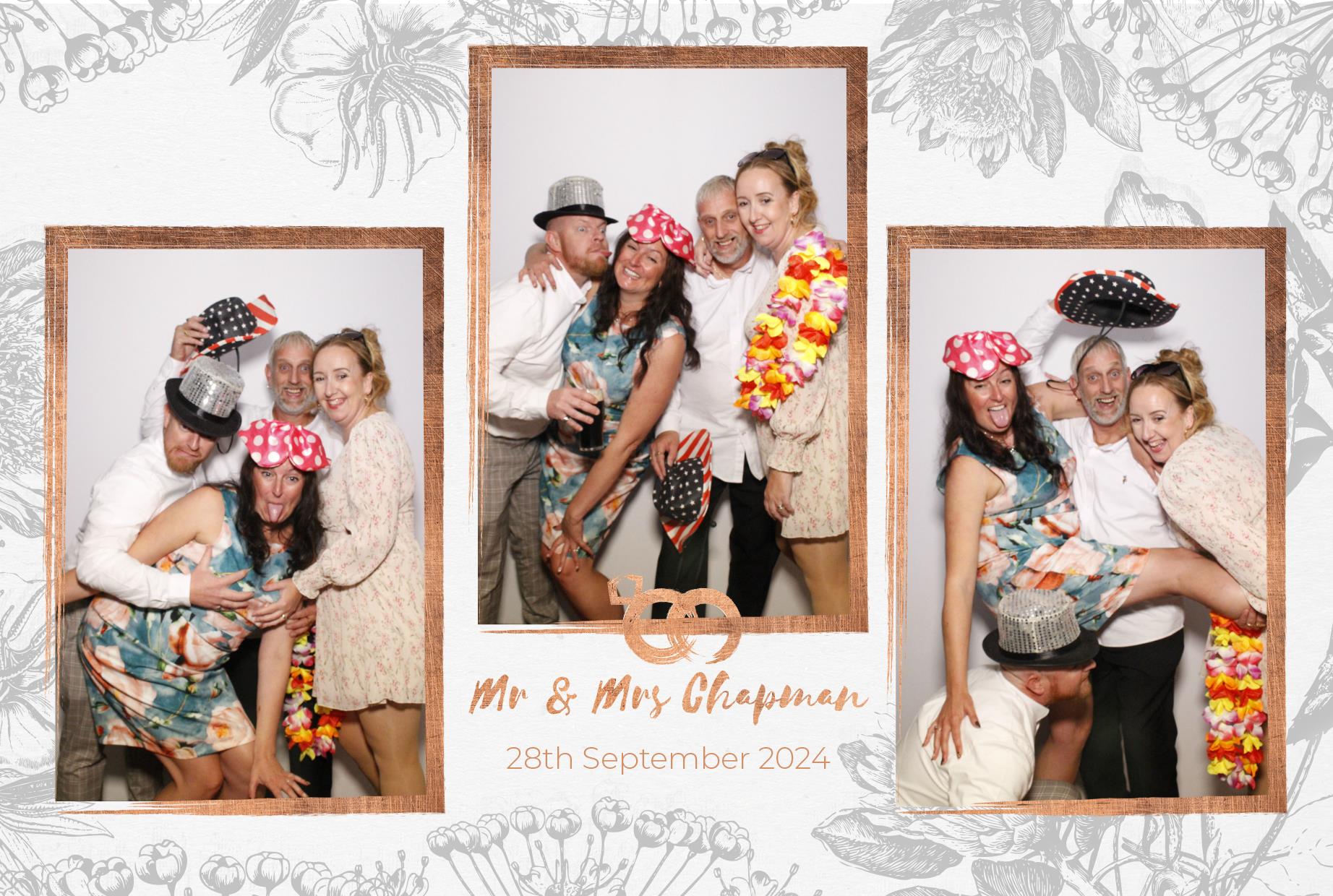 Mr and Mrs Chapman  | View more photos from the event at gallery.myphotoboothexperience.co.uk/u/MyPhotoBoothExperienceLtd/Mr-and-Mrs-Chapman