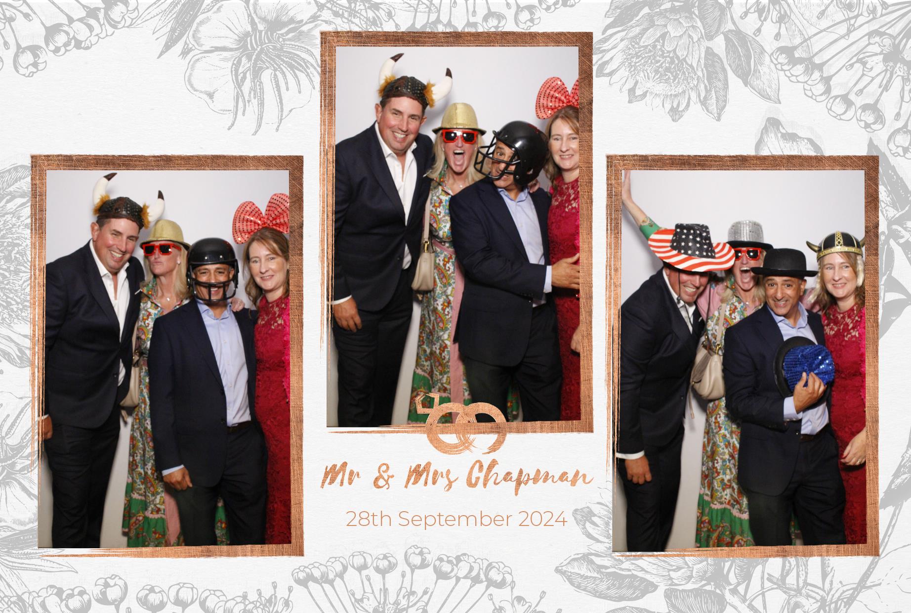 Mr and Mrs Chapman  | View more photos from the event at gallery.myphotoboothexperience.co.uk/u/MyPhotoBoothExperienceLtd/Mr-and-Mrs-Chapman