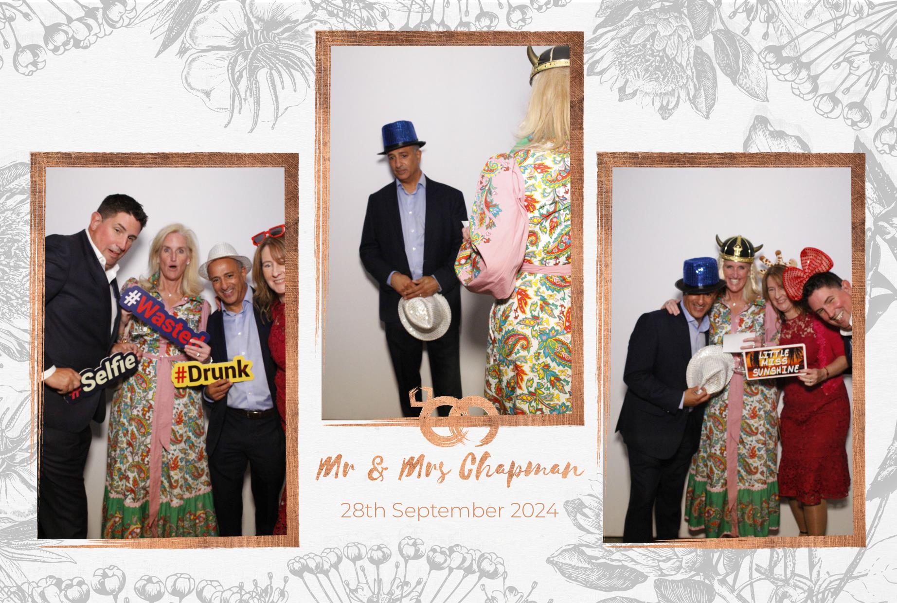 Mr and Mrs Chapman  | View more photos from the event at gallery.myphotoboothexperience.co.uk/u/MyPhotoBoothExperienceLtd/Mr-and-Mrs-Chapman