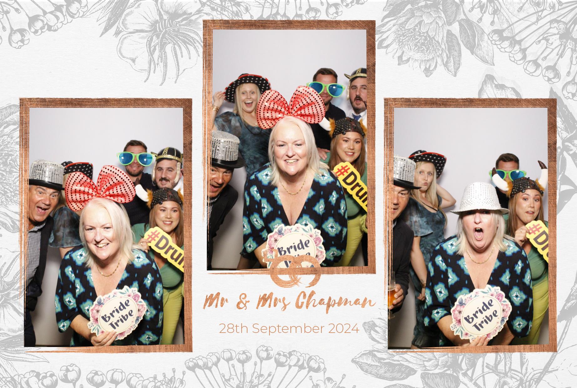 Mr and Mrs Chapman  | View more photos from the event at gallery.myphotoboothexperience.co.uk/u/MyPhotoBoothExperienceLtd/Mr-and-Mrs-Chapman