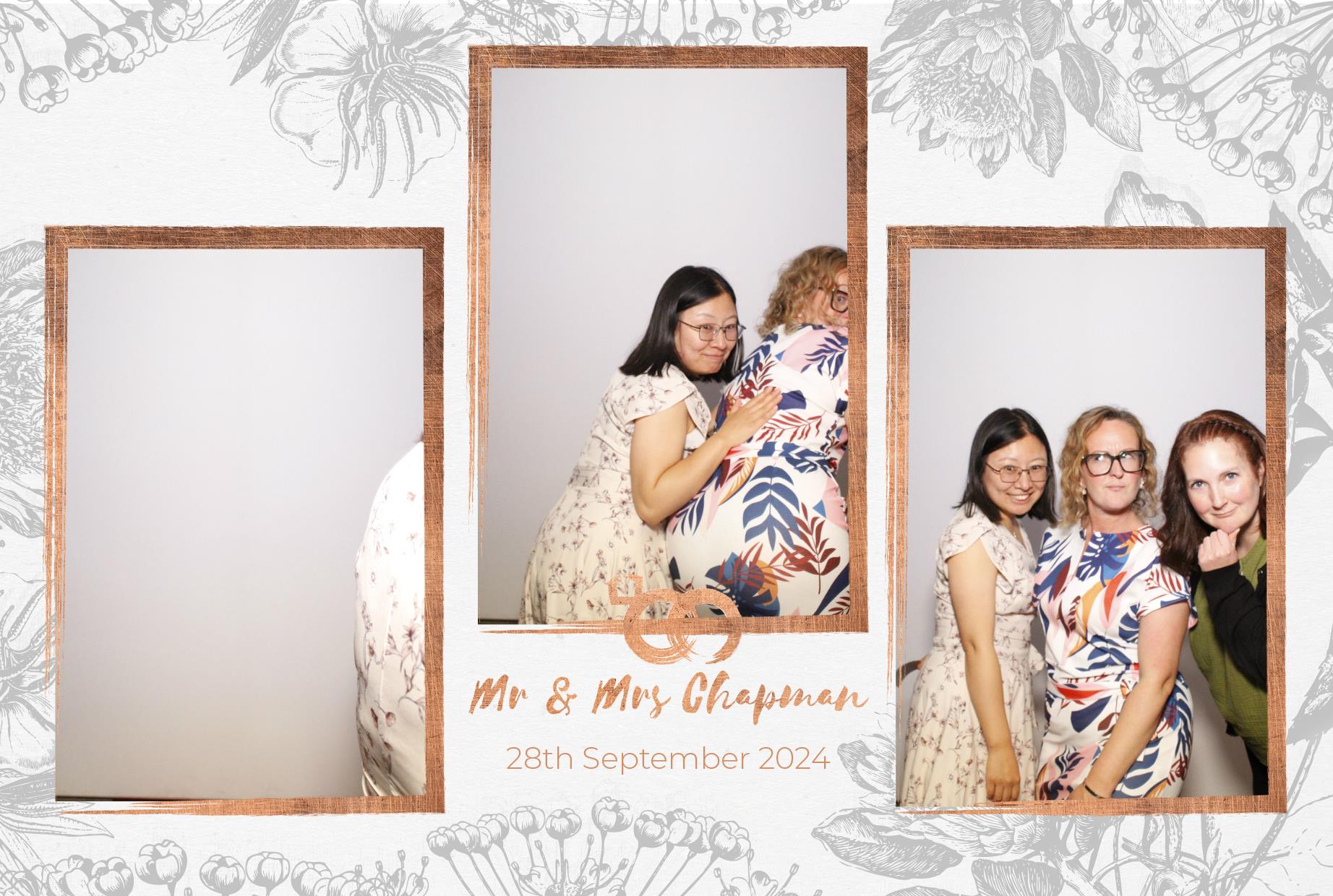 Mr and Mrs Chapman  | View more photos from the event at gallery.myphotoboothexperience.co.uk/u/MyPhotoBoothExperienceLtd/Mr-and-Mrs-Chapman