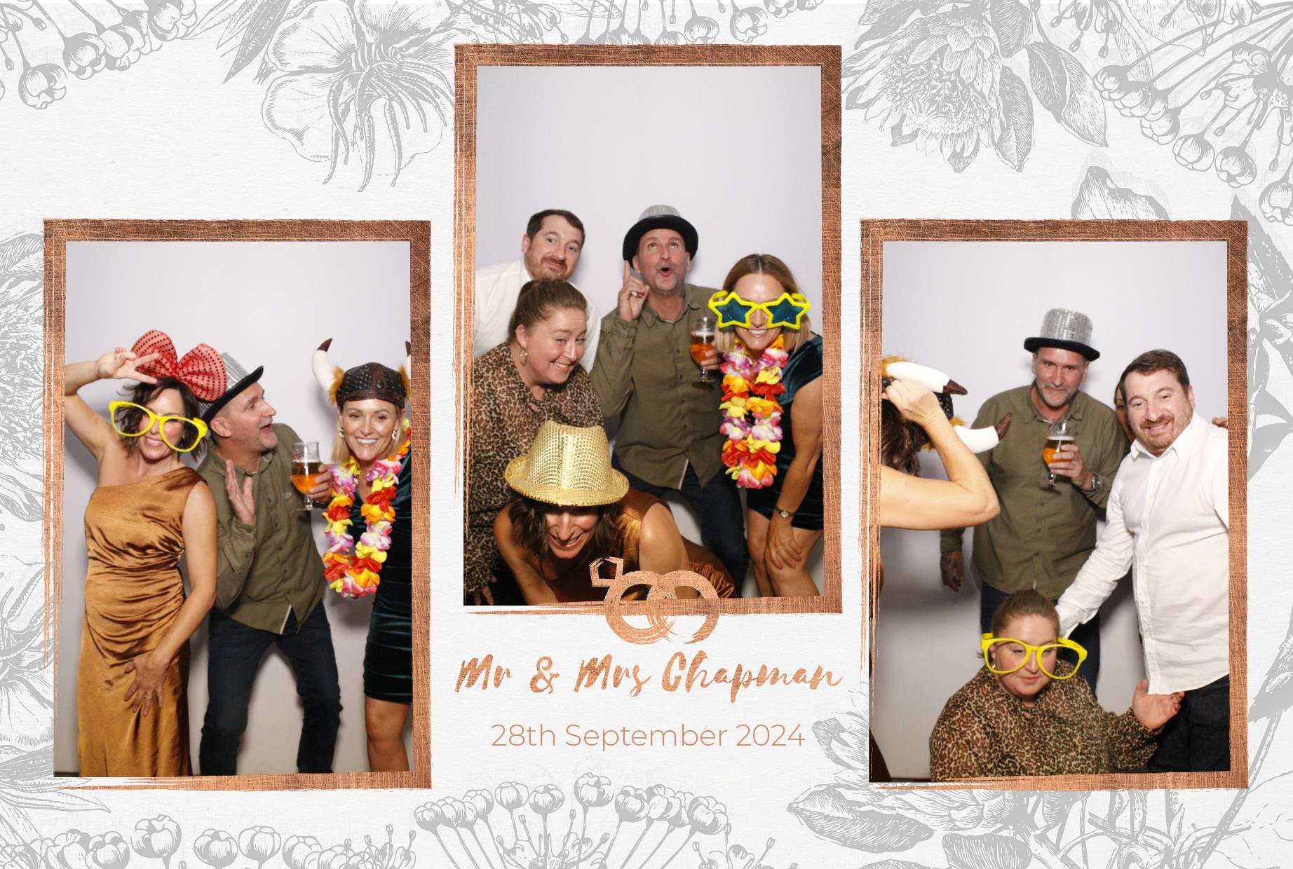 Mr and Mrs Chapman  | View more photos from the event at gallery.myphotoboothexperience.co.uk/u/MyPhotoBoothExperienceLtd/Mr-and-Mrs-Chapman