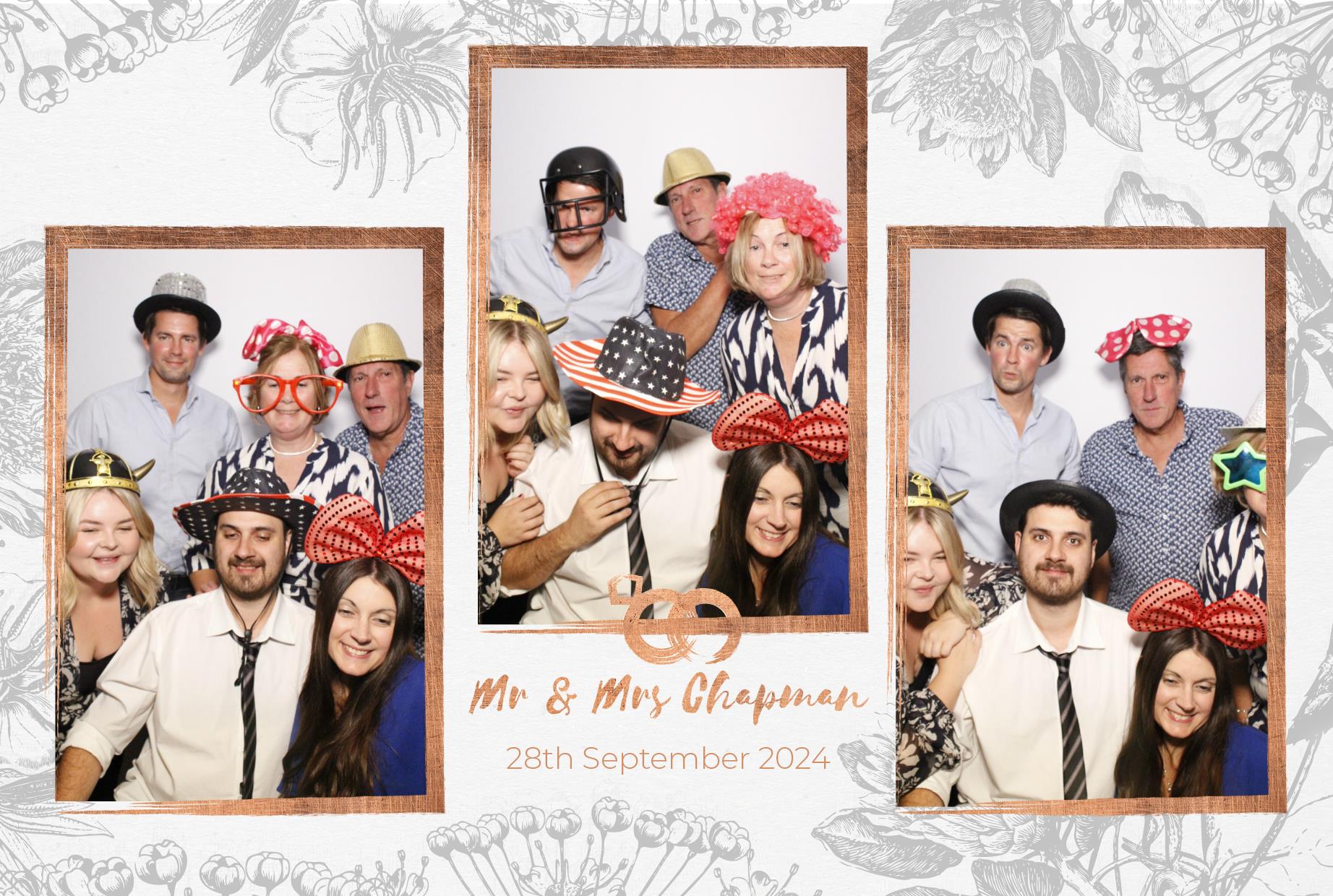 Mr and Mrs Chapman  | View more photos from the event at gallery.myphotoboothexperience.co.uk/u/MyPhotoBoothExperienceLtd/Mr-and-Mrs-Chapman