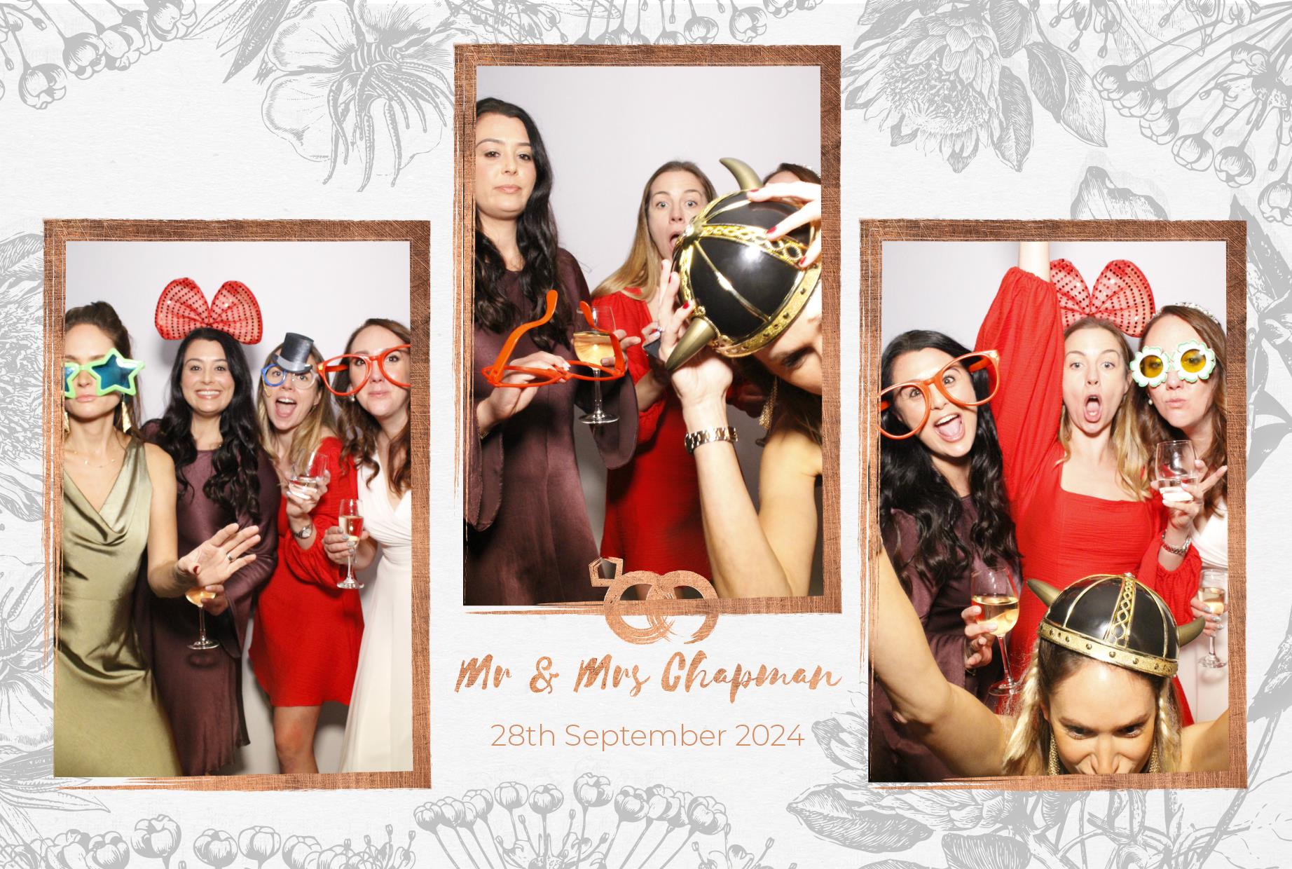 Mr and Mrs Chapman  | View more photos from the event at gallery.myphotoboothexperience.co.uk/u/MyPhotoBoothExperienceLtd/Mr-and-Mrs-Chapman