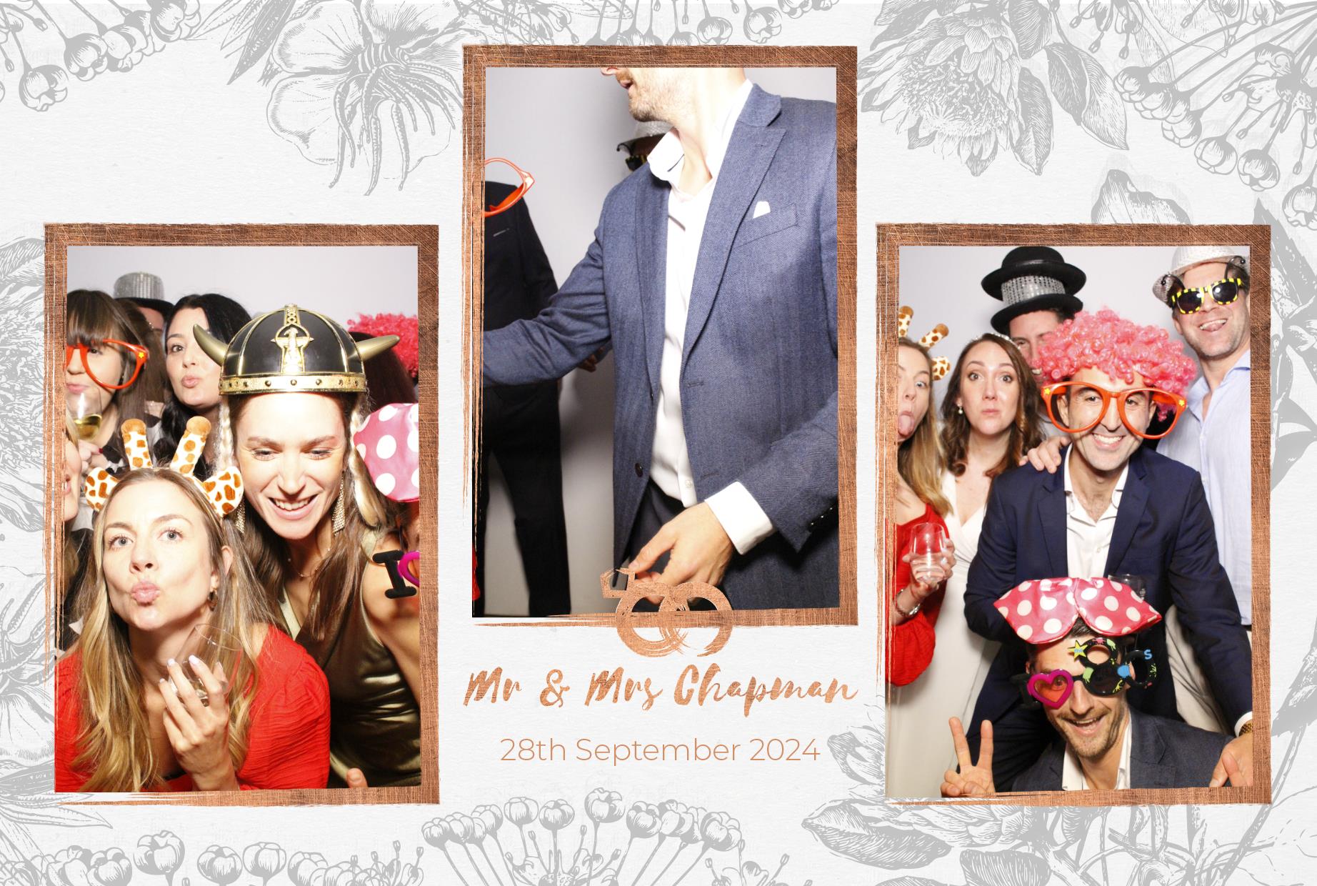 Mr and Mrs Chapman  | View more photos from the event at gallery.myphotoboothexperience.co.uk/u/MyPhotoBoothExperienceLtd/Mr-and-Mrs-Chapman