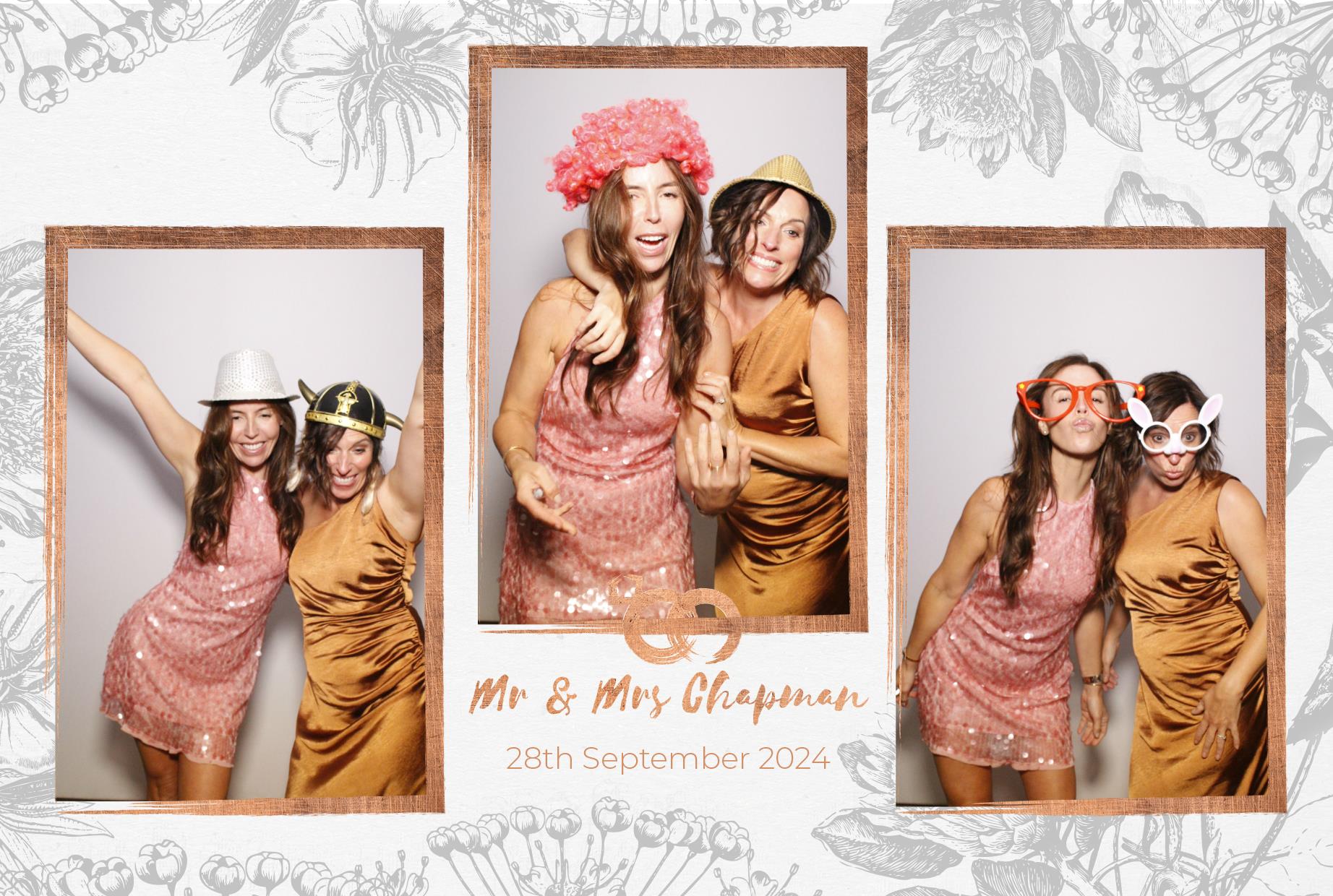 Mr and Mrs Chapman  | View more photos from the event at gallery.myphotoboothexperience.co.uk/u/MyPhotoBoothExperienceLtd/Mr-and-Mrs-Chapman