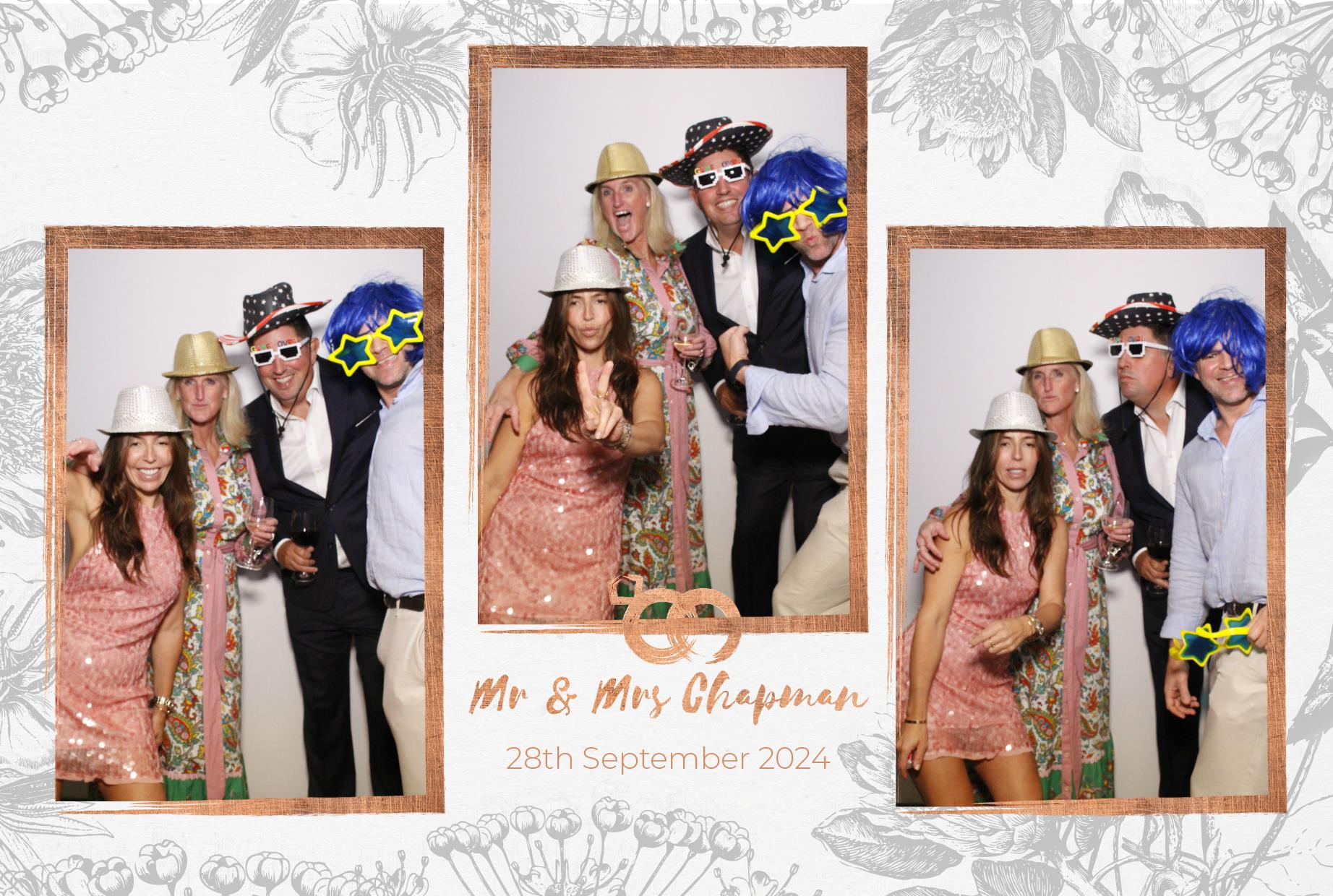 Mr and Mrs Chapman  | View more photos from the event at gallery.myphotoboothexperience.co.uk/u/MyPhotoBoothExperienceLtd/Mr-and-Mrs-Chapman