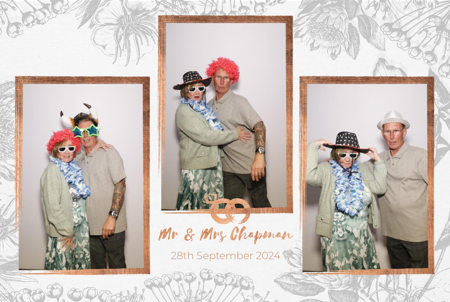 Mr and Mrs Chapman  | View more photos from the event at gallery.myphotoboothexperience.co.uk/u/MyPhotoBoothExperienceLtd/Mr-and-Mrs-Chapman