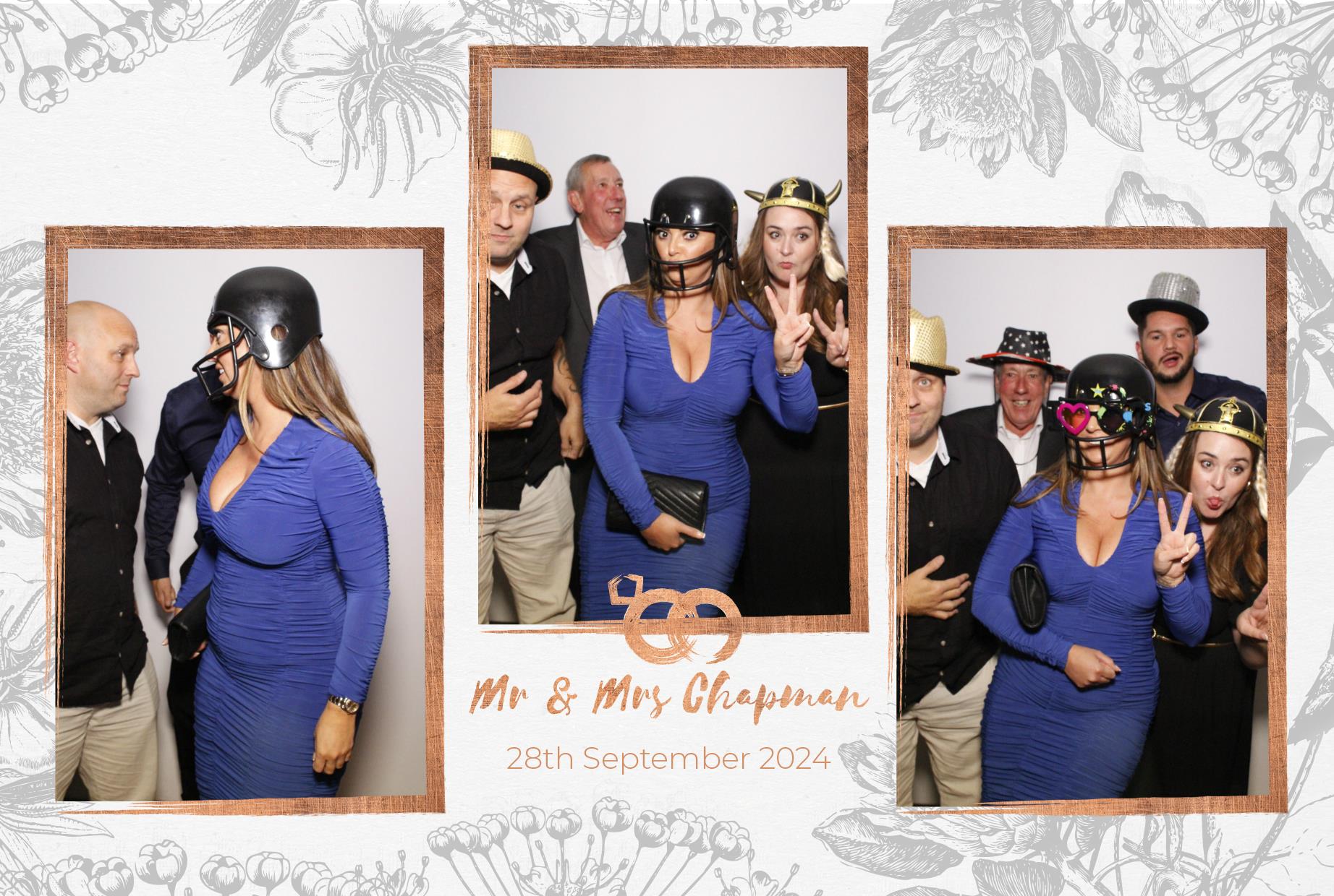 Mr and Mrs Chapman  | View more photos from the event at gallery.myphotoboothexperience.co.uk/u/MyPhotoBoothExperienceLtd/Mr-and-Mrs-Chapman