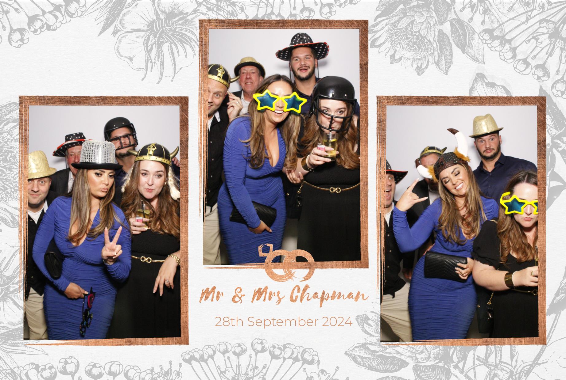 Mr and Mrs Chapman  | View more photos from the event at gallery.myphotoboothexperience.co.uk/u/MyPhotoBoothExperienceLtd/Mr-and-Mrs-Chapman