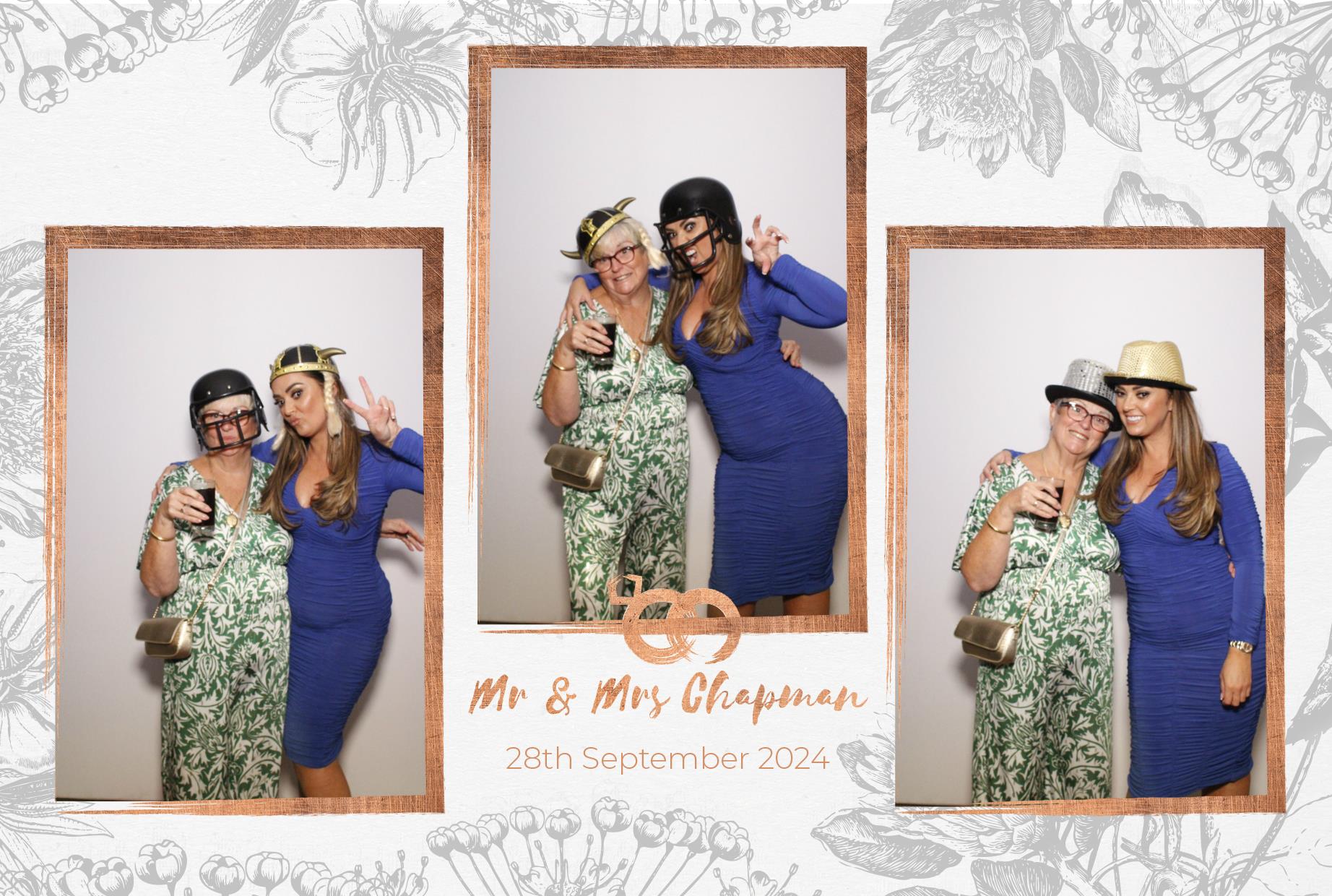 Mr and Mrs Chapman  | View more photos from the event at gallery.myphotoboothexperience.co.uk/u/MyPhotoBoothExperienceLtd/Mr-and-Mrs-Chapman