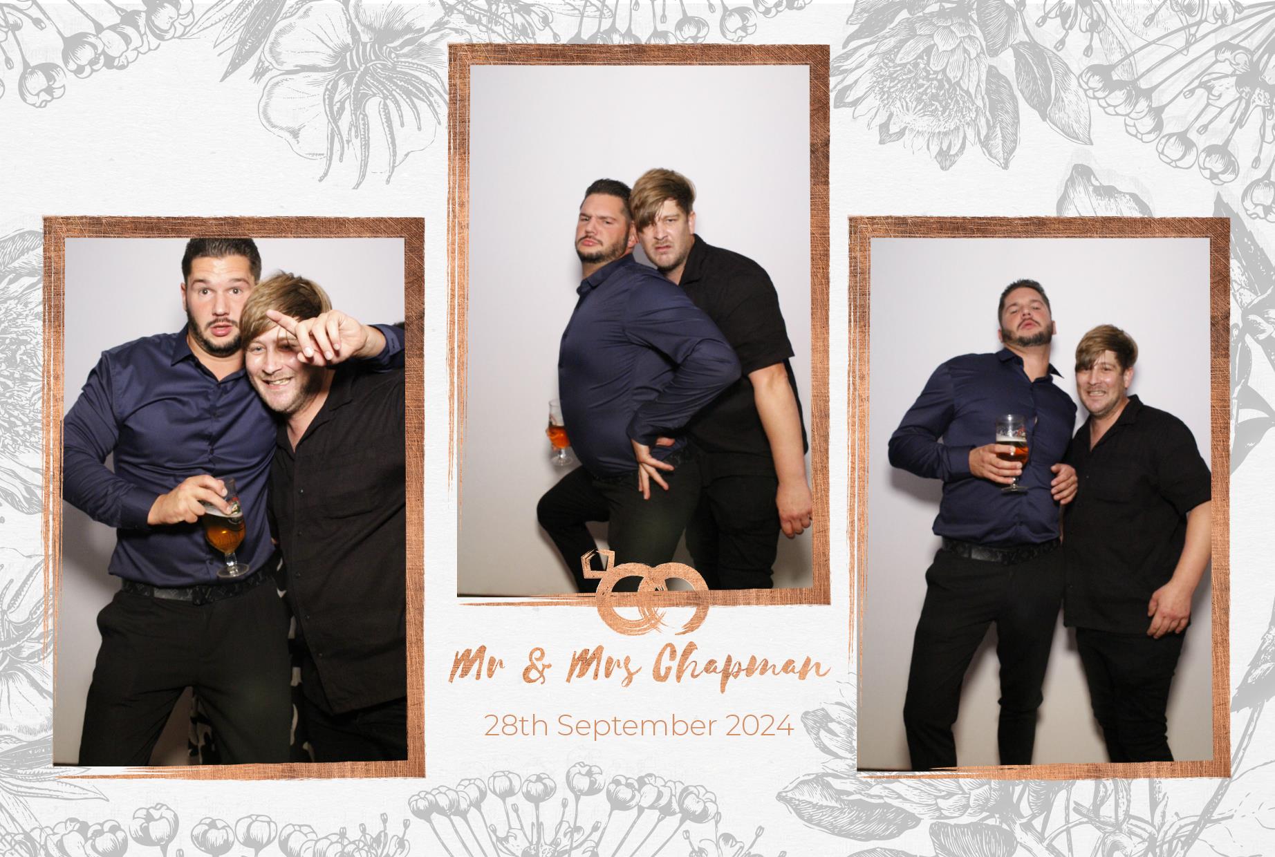 Mr and Mrs Chapman  | View more photos from the event at gallery.myphotoboothexperience.co.uk/u/MyPhotoBoothExperienceLtd/Mr-and-Mrs-Chapman