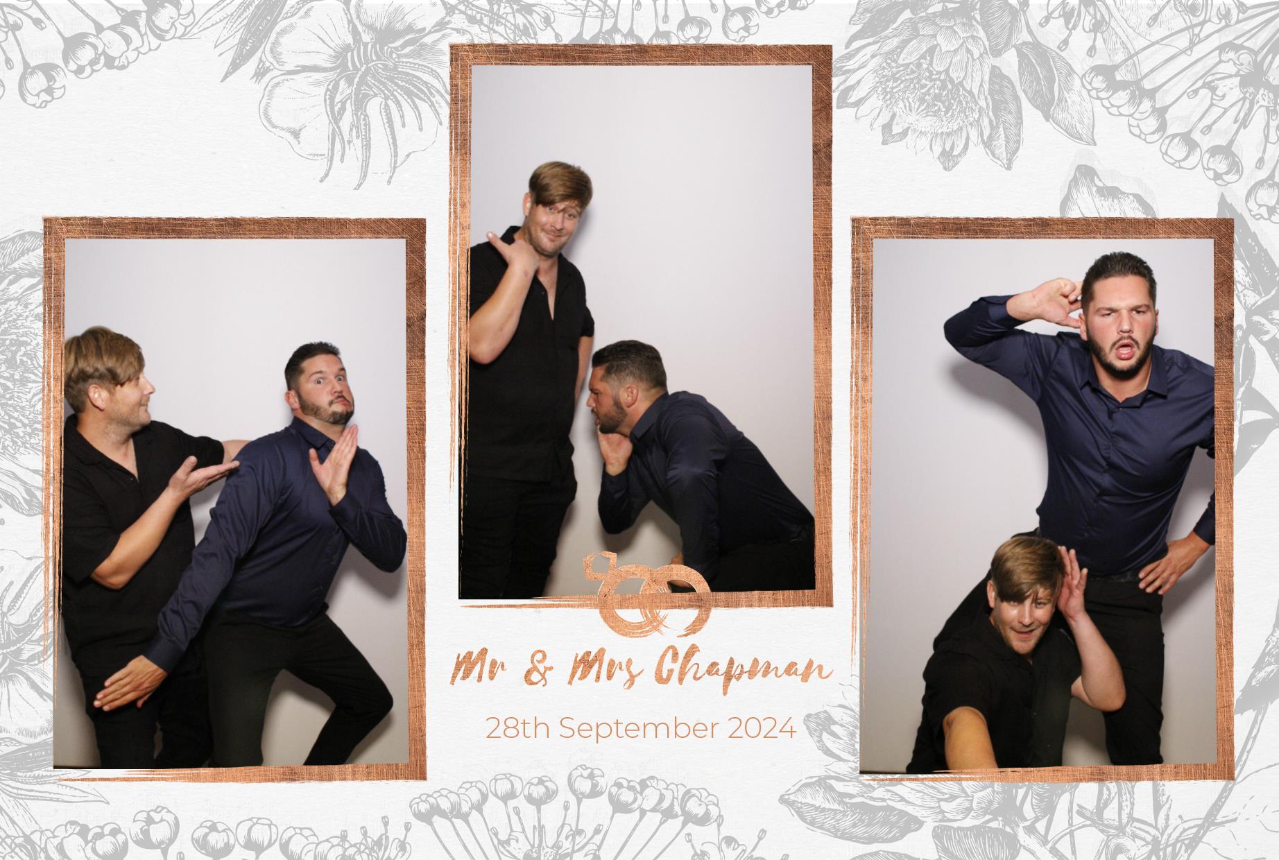 Mr and Mrs Chapman  | View more photos from the event at gallery.myphotoboothexperience.co.uk/u/MyPhotoBoothExperienceLtd/Mr-and-Mrs-Chapman