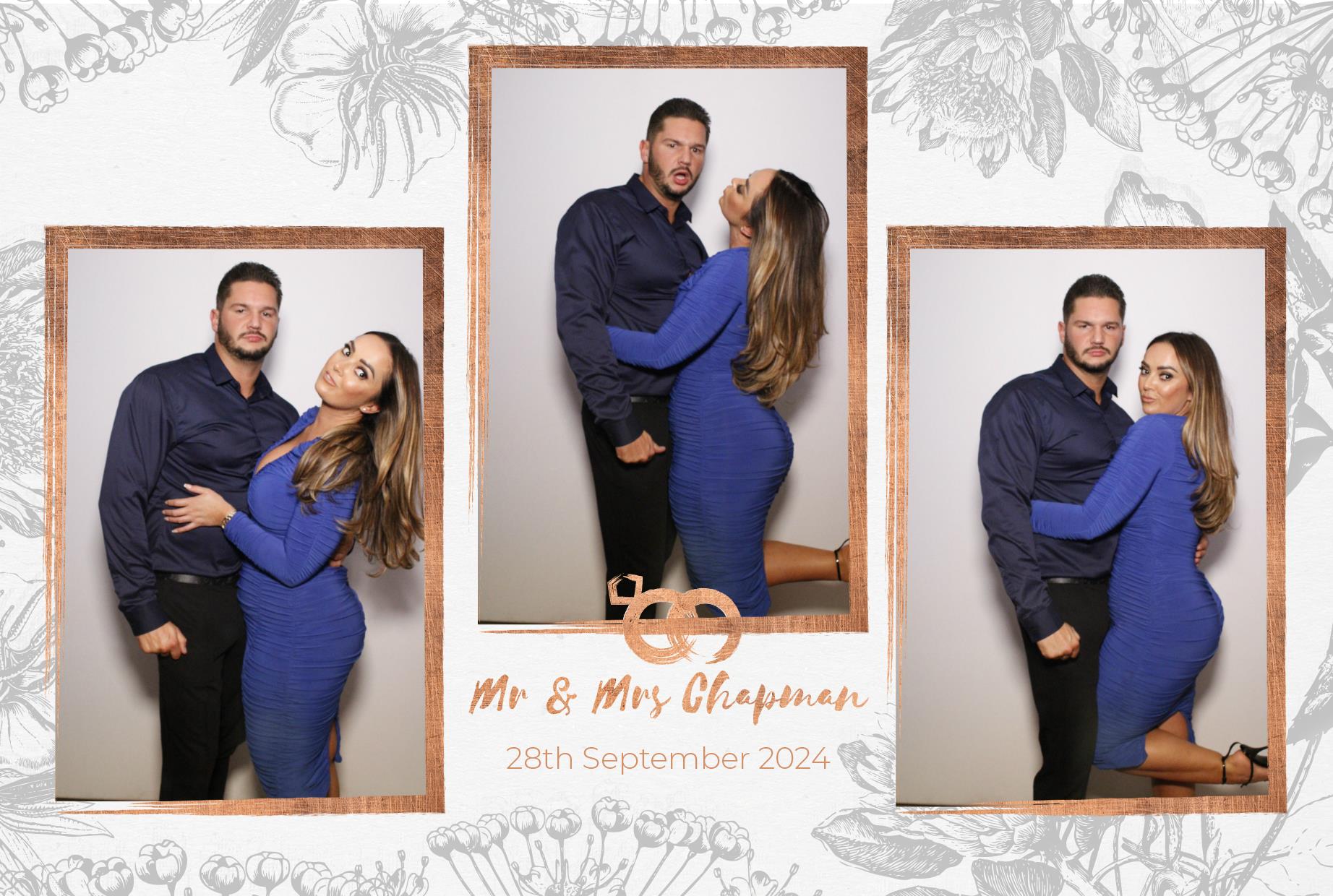 Mr and Mrs Chapman  | View more photos from the event at gallery.myphotoboothexperience.co.uk/u/MyPhotoBoothExperienceLtd/Mr-and-Mrs-Chapman