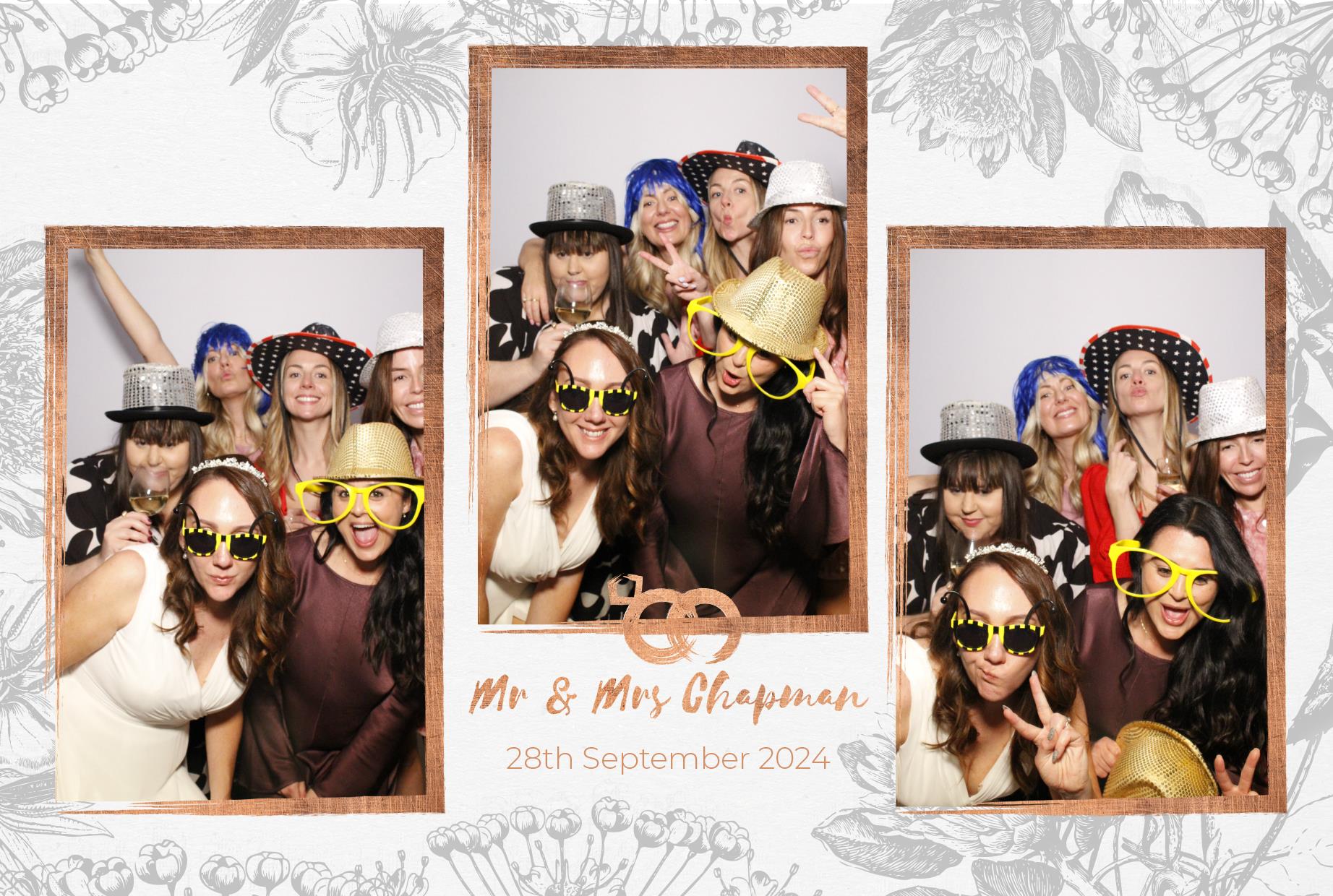 Mr and Mrs Chapman  | View more photos from the event at gallery.myphotoboothexperience.co.uk/u/MyPhotoBoothExperienceLtd/Mr-and-Mrs-Chapman