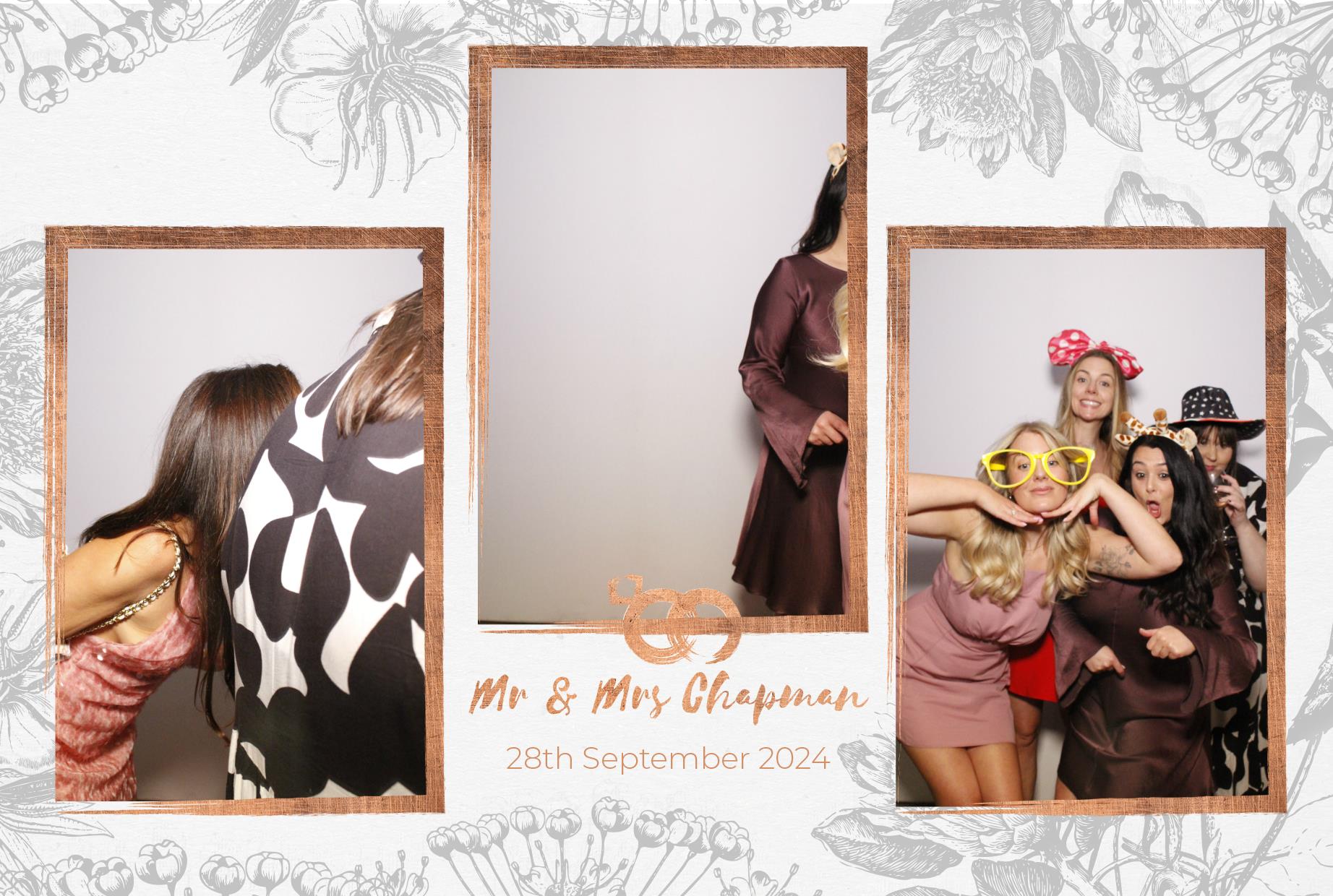 Mr and Mrs Chapman  | View more photos from the event at gallery.myphotoboothexperience.co.uk/u/MyPhotoBoothExperienceLtd/Mr-and-Mrs-Chapman