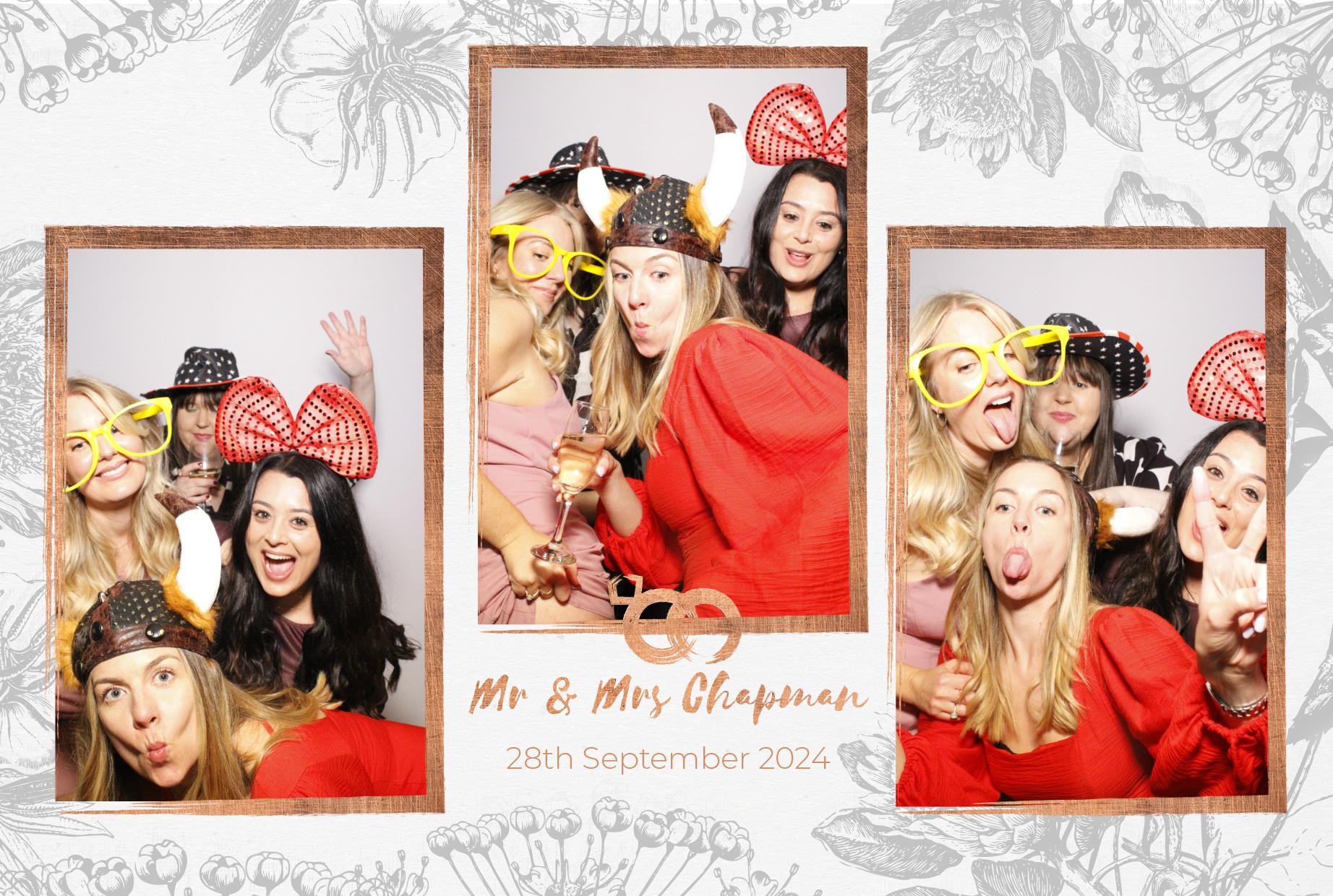 Mr and Mrs Chapman  | View more photos from the event at gallery.myphotoboothexperience.co.uk/u/MyPhotoBoothExperienceLtd/Mr-and-Mrs-Chapman