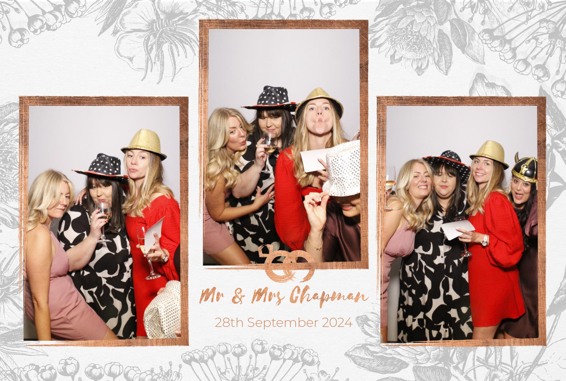 Mr and Mrs Chapman  | View more photos from the event at gallery.myphotoboothexperience.co.uk/u/MyPhotoBoothExperienceLtd/Mr-and-Mrs-Chapman