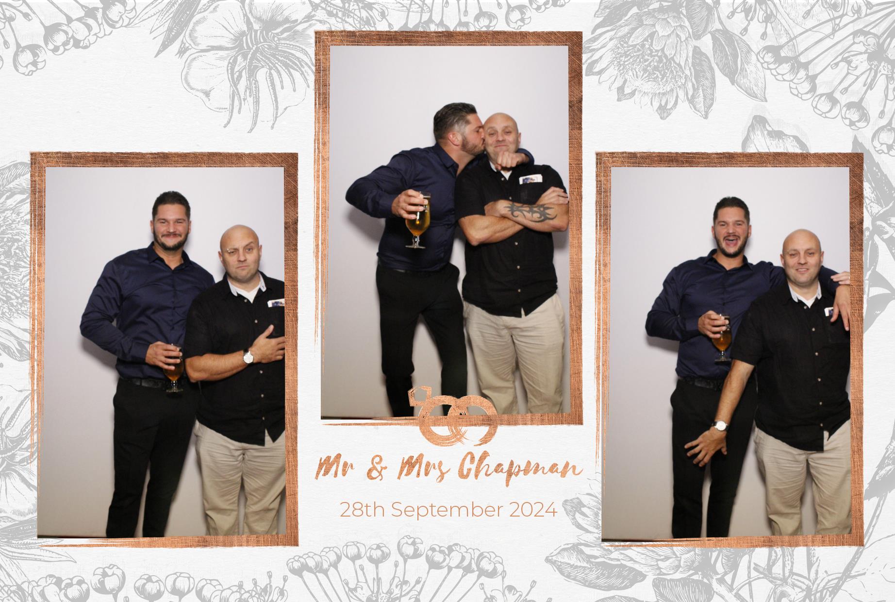 Mr and Mrs Chapman  | View more photos from the event at gallery.myphotoboothexperience.co.uk/u/MyPhotoBoothExperienceLtd/Mr-and-Mrs-Chapman