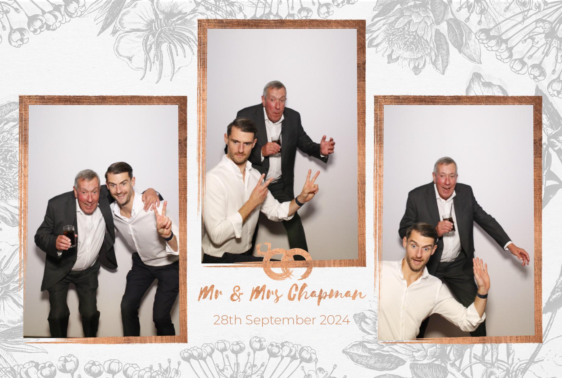 Mr and Mrs Chapman  | View more photos from the event at gallery.myphotoboothexperience.co.uk/u/MyPhotoBoothExperienceLtd/Mr-and-Mrs-Chapman