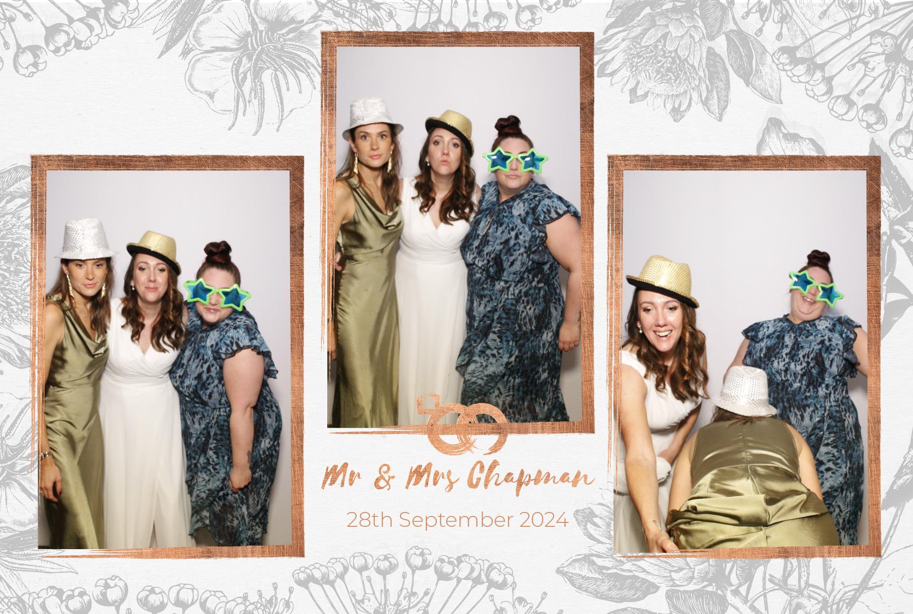 Mr and Mrs Chapman  | View more photos from the event at gallery.myphotoboothexperience.co.uk/u/MyPhotoBoothExperienceLtd/Mr-and-Mrs-Chapman