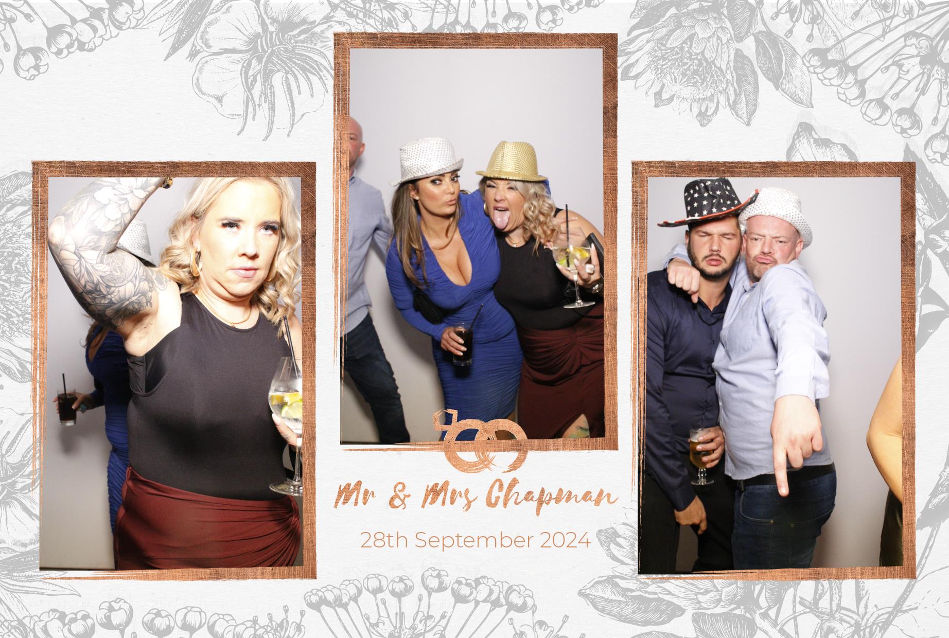 Mr and Mrs Chapman  | View more photos from the event at gallery.myphotoboothexperience.co.uk/u/MyPhotoBoothExperienceLtd/Mr-and-Mrs-Chapman