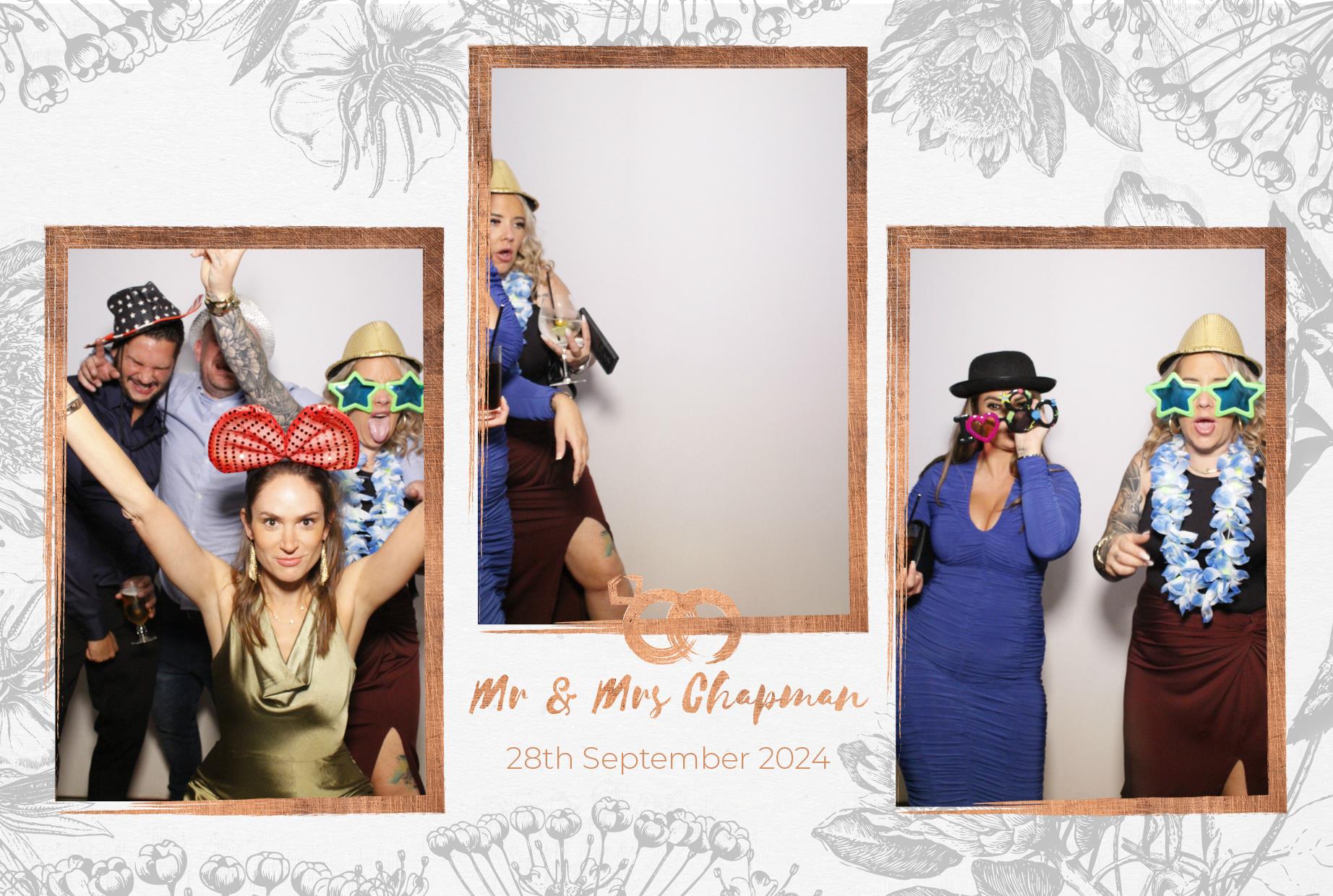 Mr and Mrs Chapman  | View more photos from the event at gallery.myphotoboothexperience.co.uk/u/MyPhotoBoothExperienceLtd/Mr-and-Mrs-Chapman