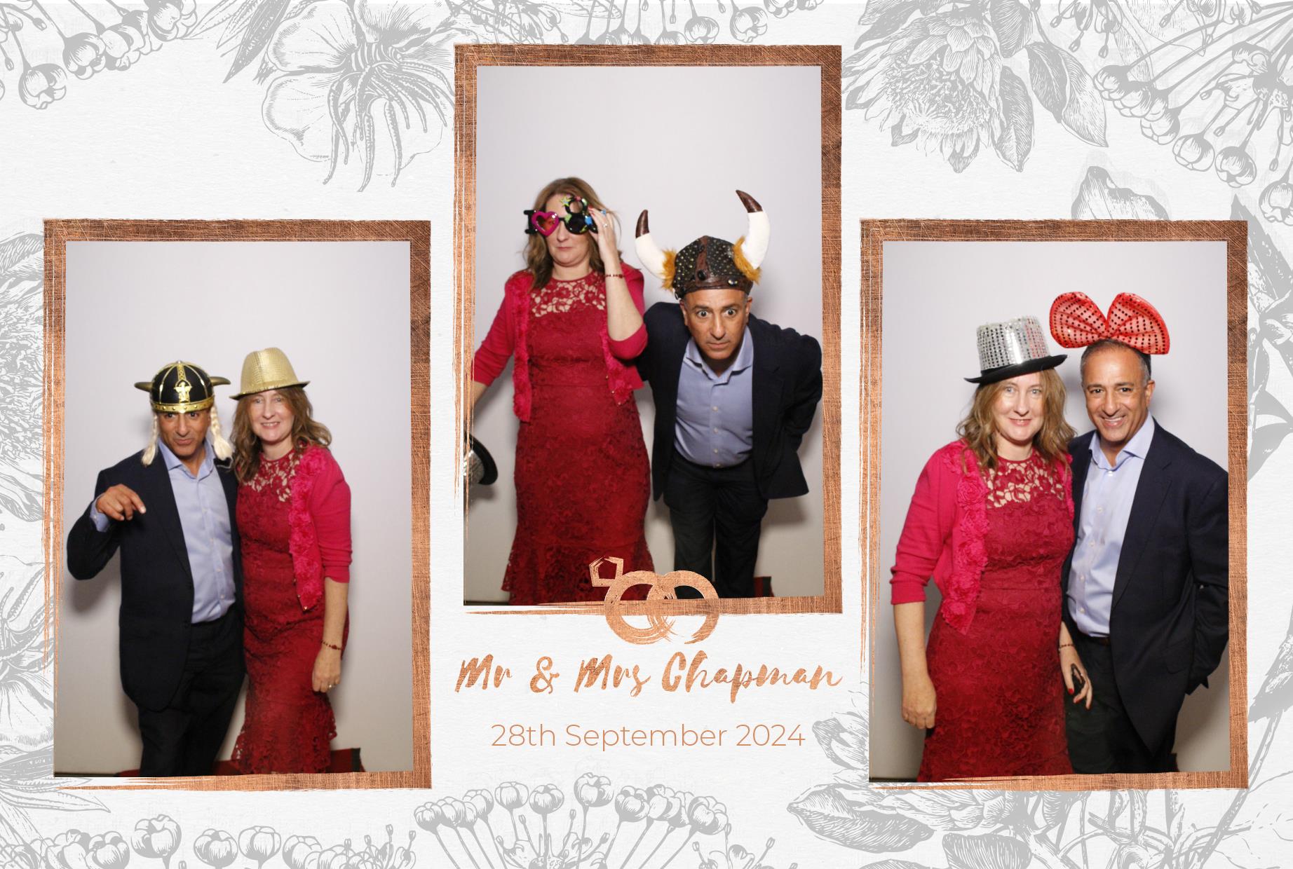 Mr and Mrs Chapman  | View more photos from the event at gallery.myphotoboothexperience.co.uk/u/MyPhotoBoothExperienceLtd/Mr-and-Mrs-Chapman