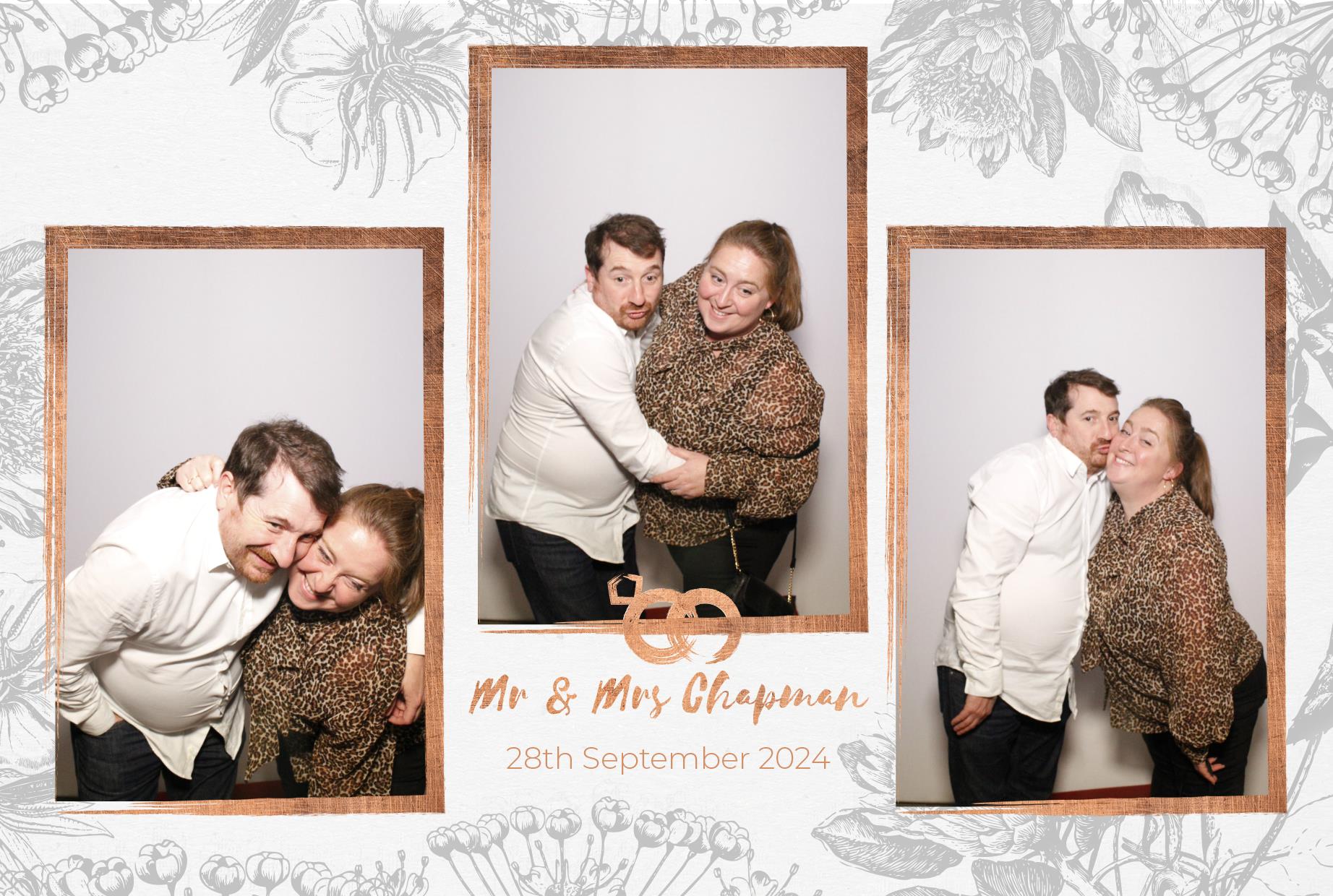 Mr and Mrs Chapman  | View more photos from the event at gallery.myphotoboothexperience.co.uk/u/MyPhotoBoothExperienceLtd/Mr-and-Mrs-Chapman