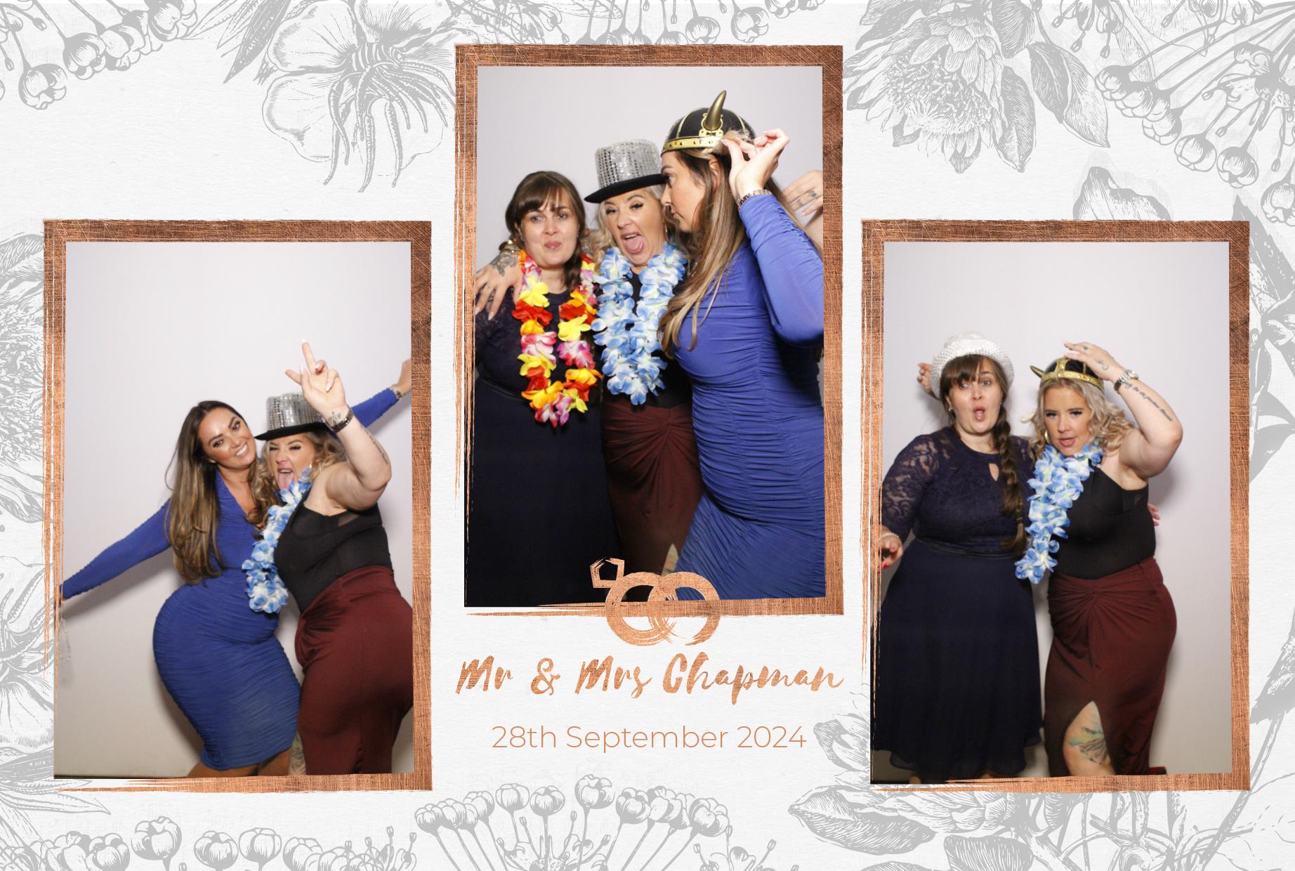 Mr and Mrs Chapman  | View more photos from the event at gallery.myphotoboothexperience.co.uk/u/MyPhotoBoothExperienceLtd/Mr-and-Mrs-Chapman